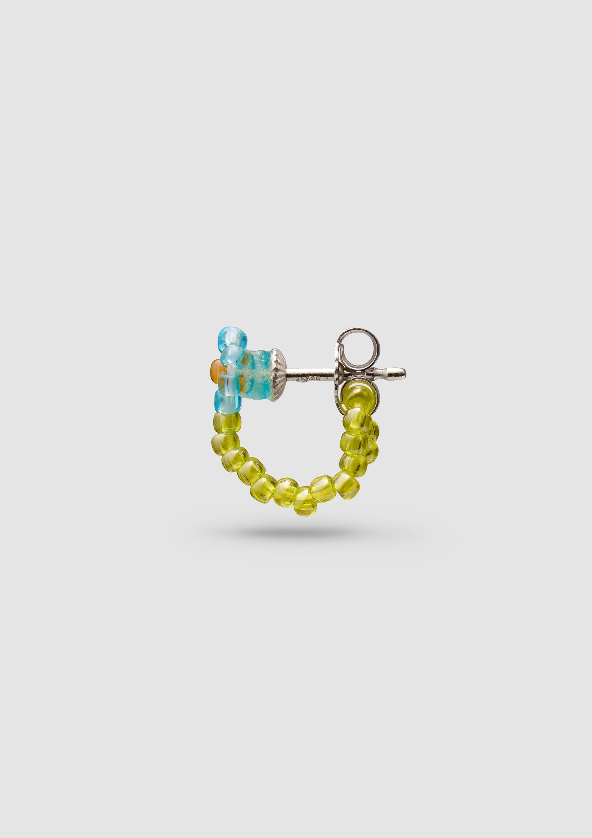 Blue Flor Huggie