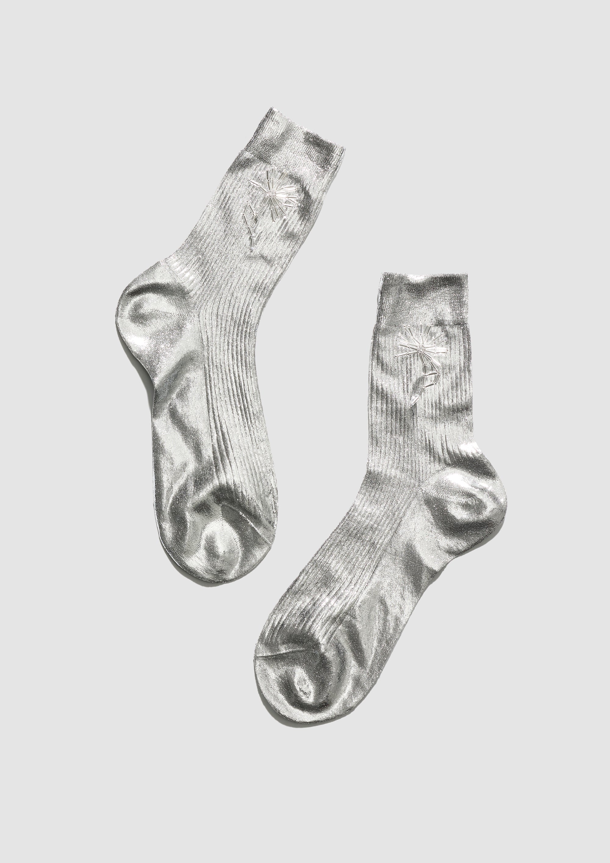 Laminated Dandelion Socks