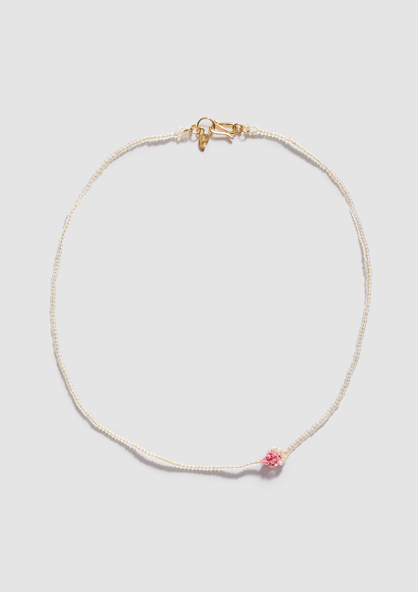 Mini Pale Strawberry Necklace
