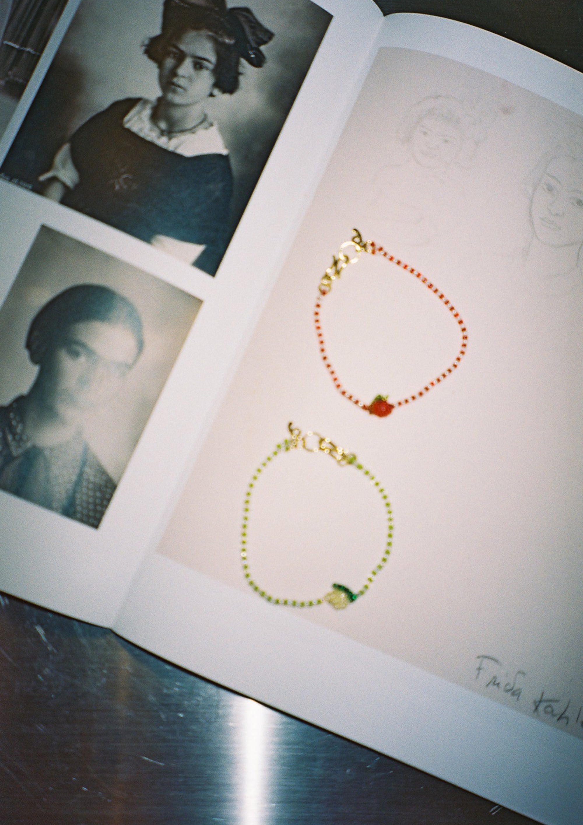 Mini Striped Lemon Bracelet