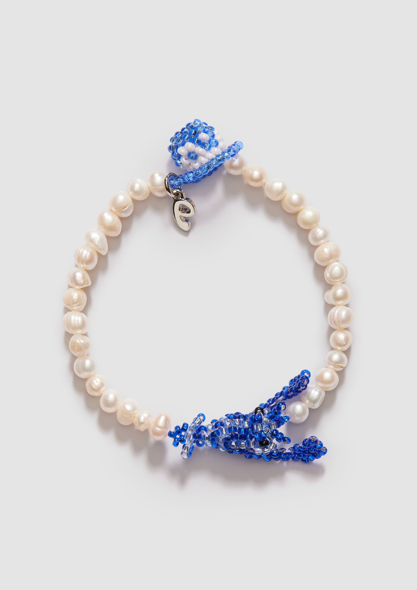 Pearl Blue Lobster Bracelet