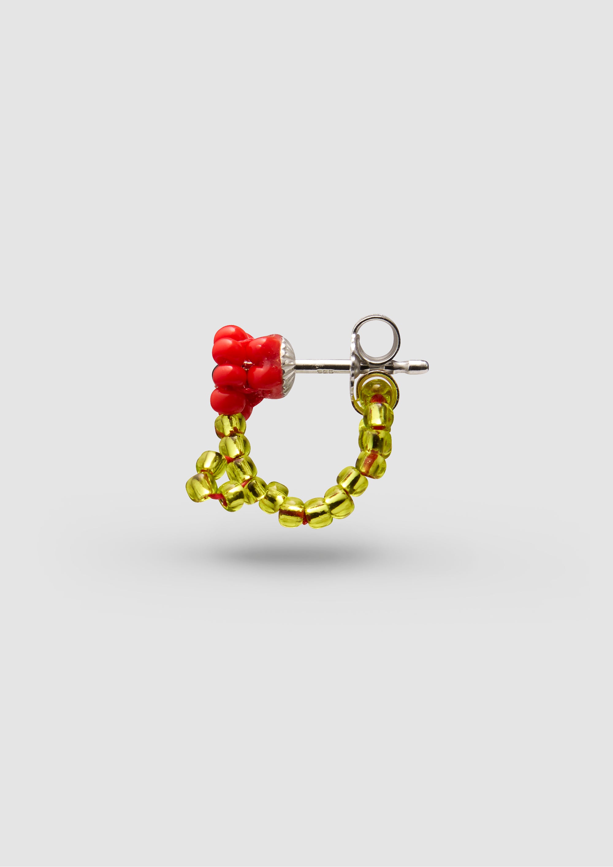 Red Flor Huggie