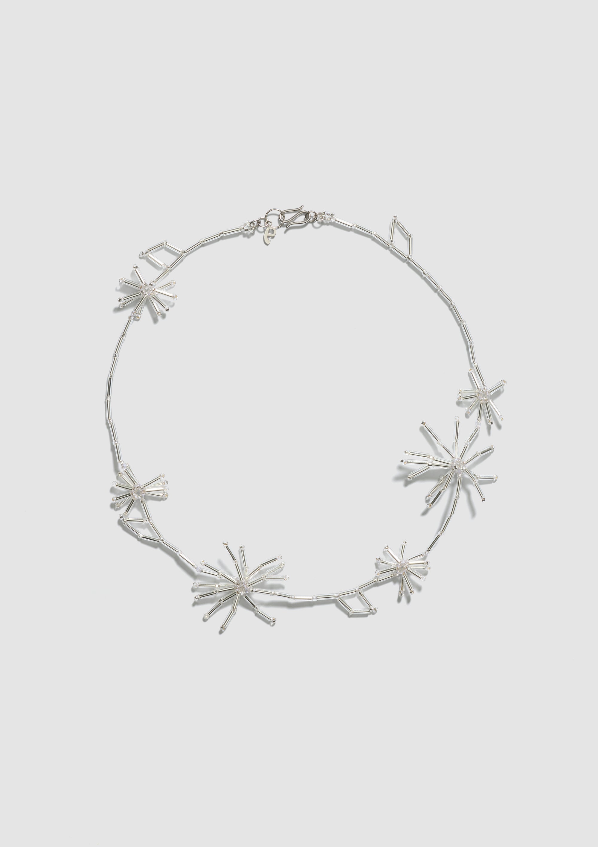 Silver Dandelion Necklace