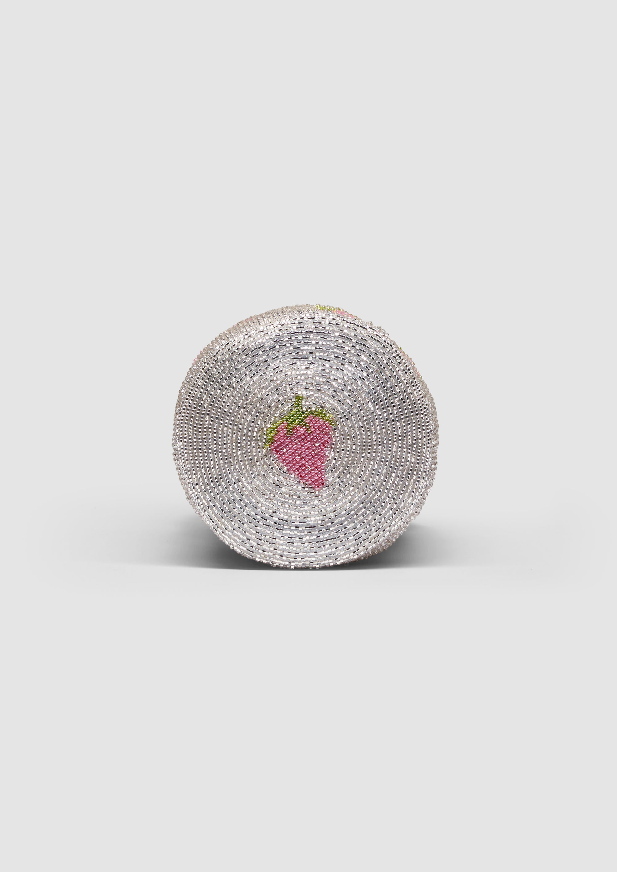 Silver Strawberry Pouch