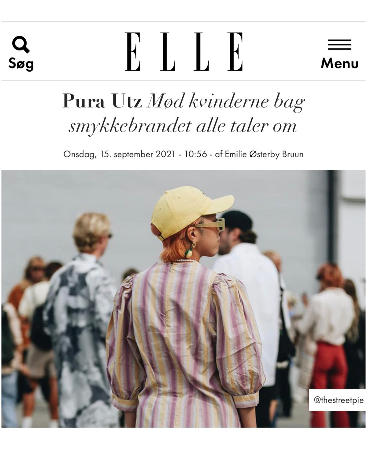 Journal : Elle Magazine – Pura Utz
