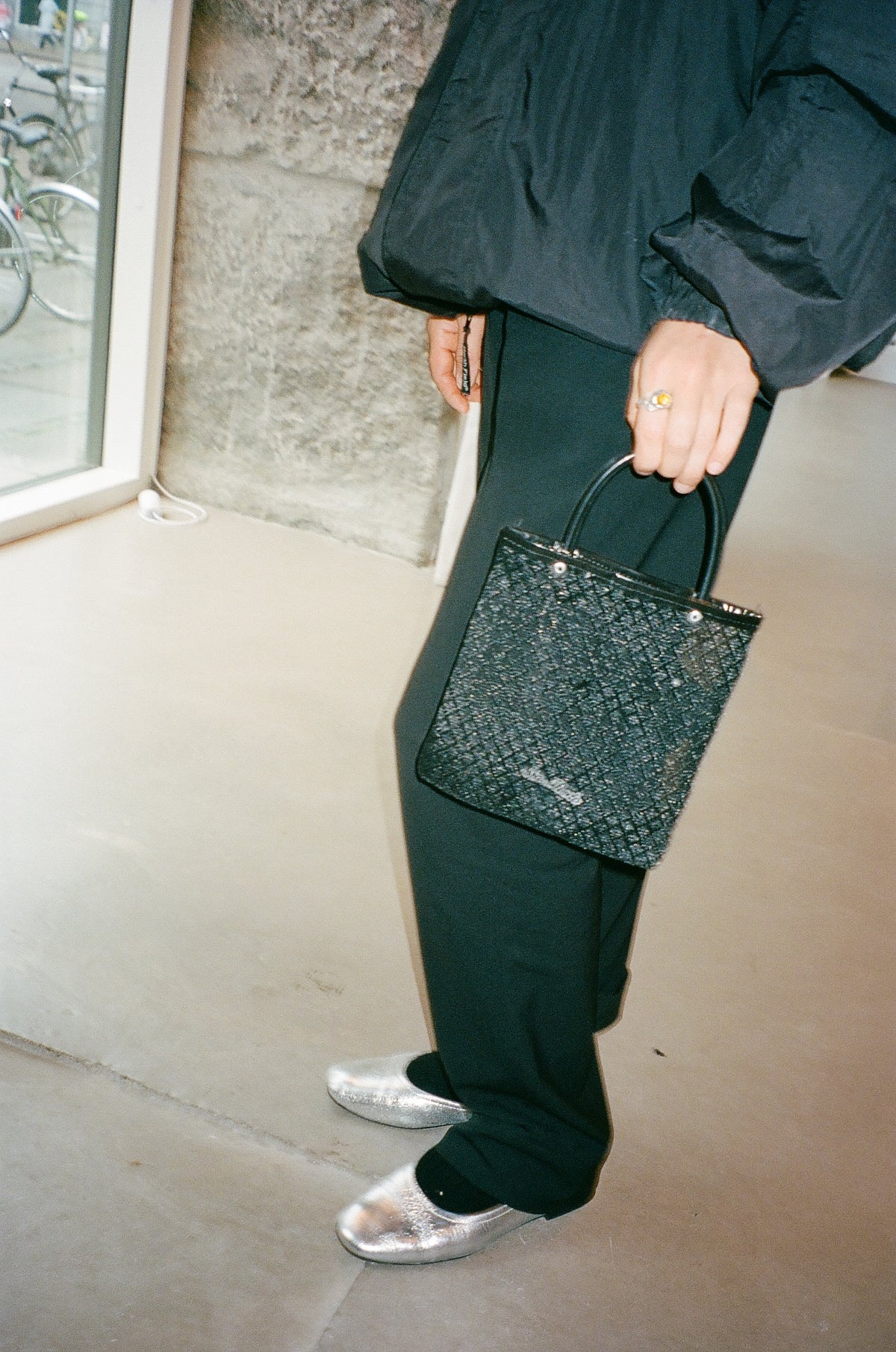Black Mini Market Tote