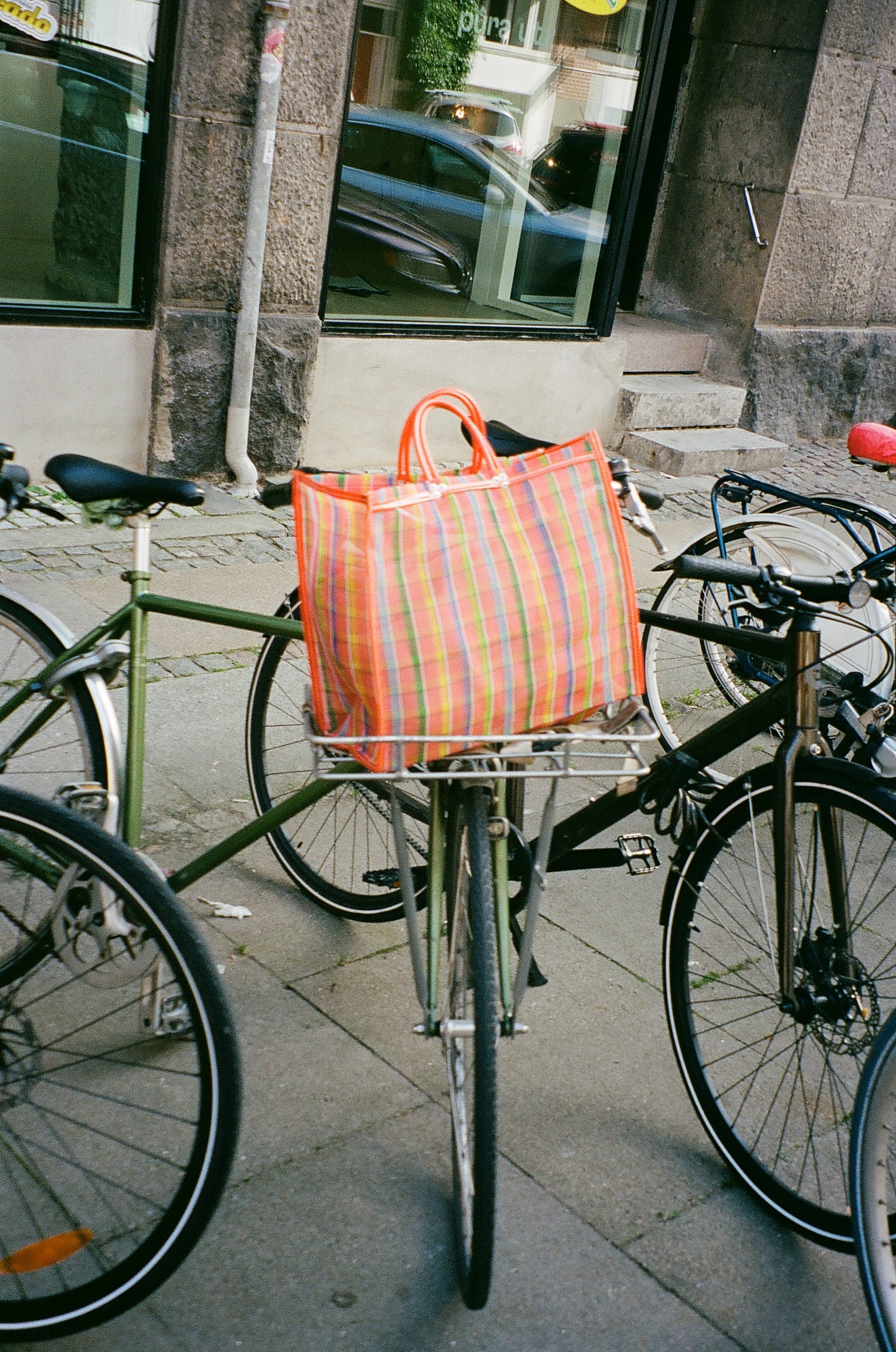 Orange Market Tote