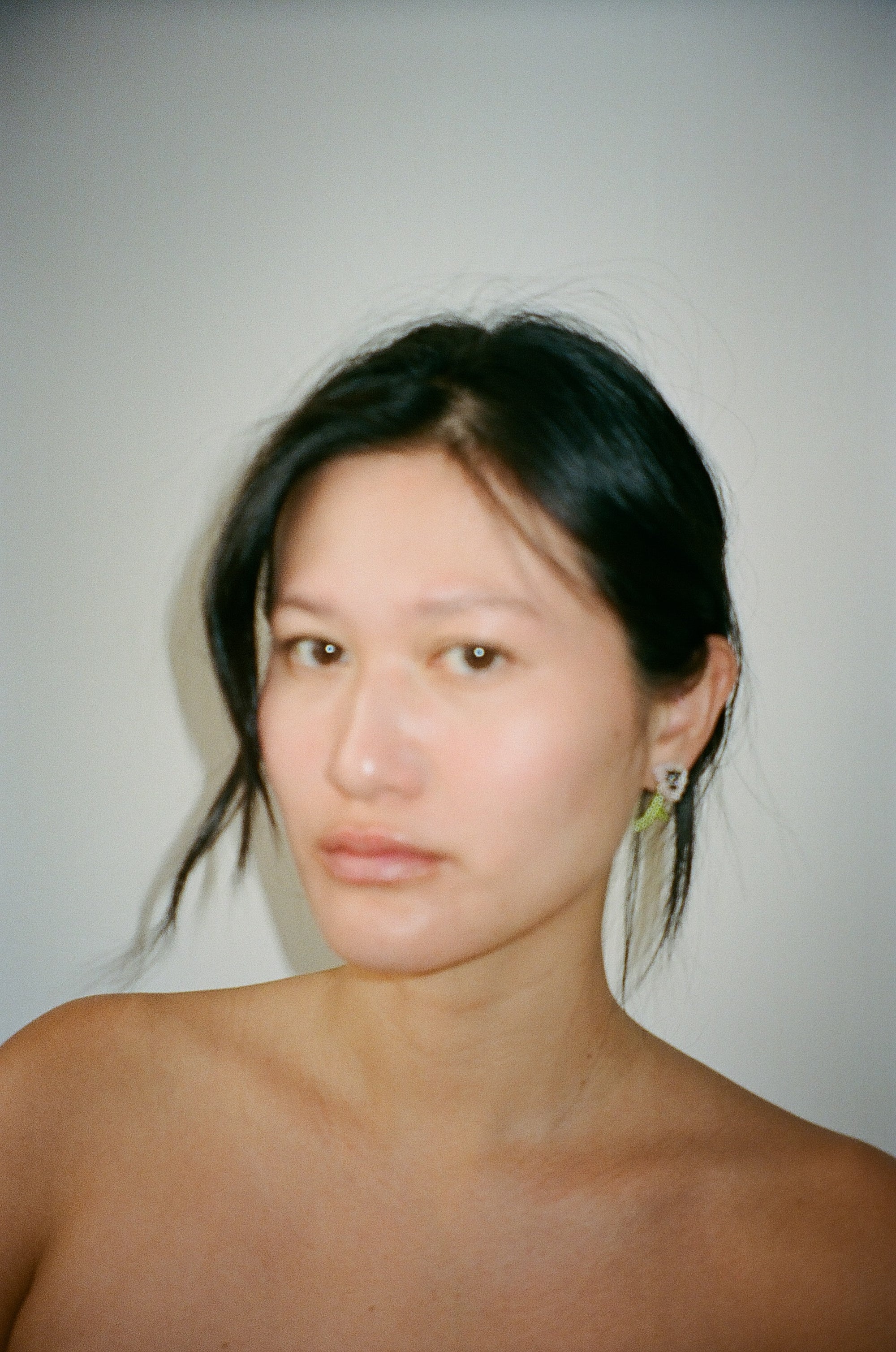Pink Poppy Ear Stick