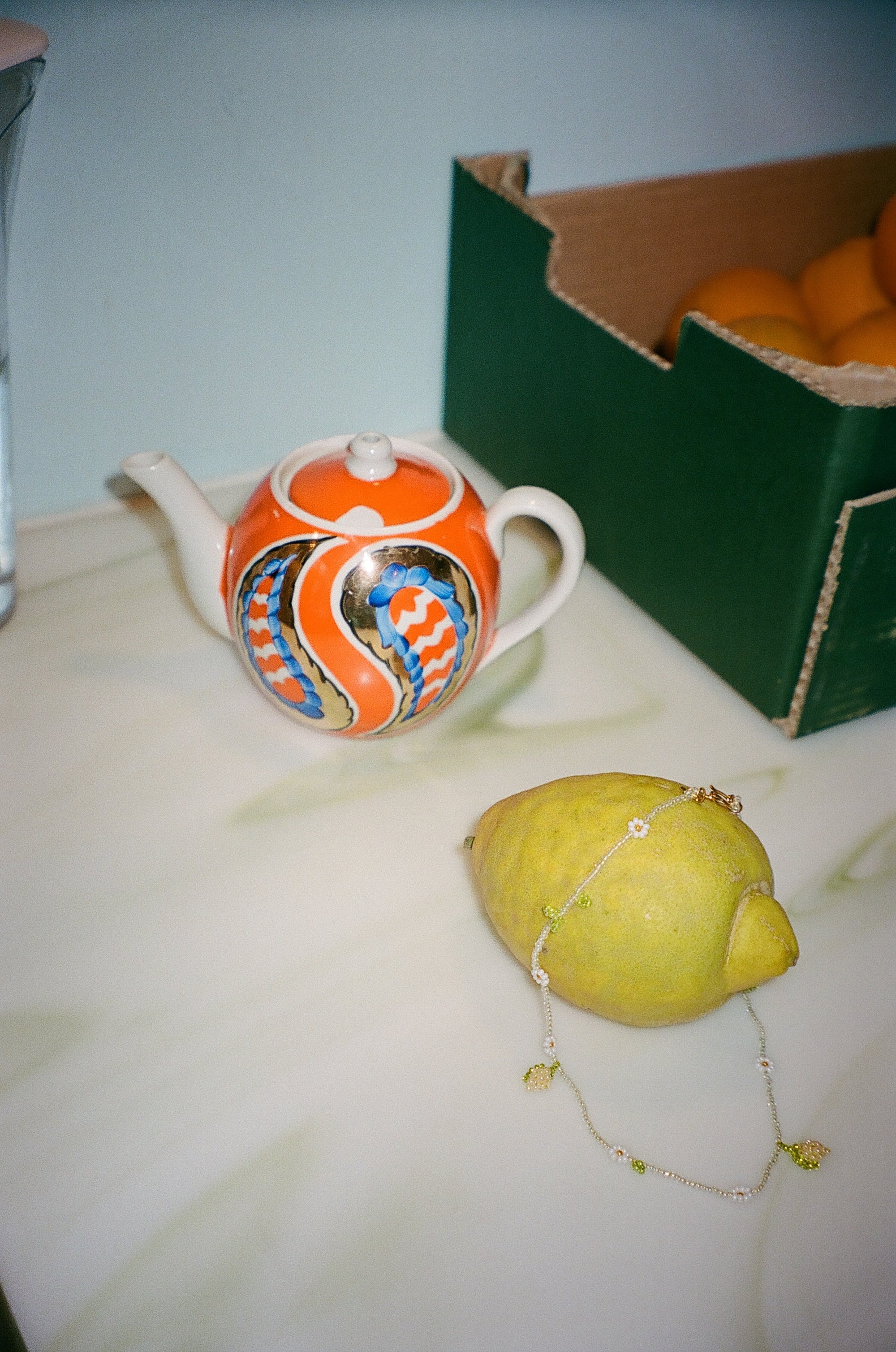 Lemon Fruit Necklace