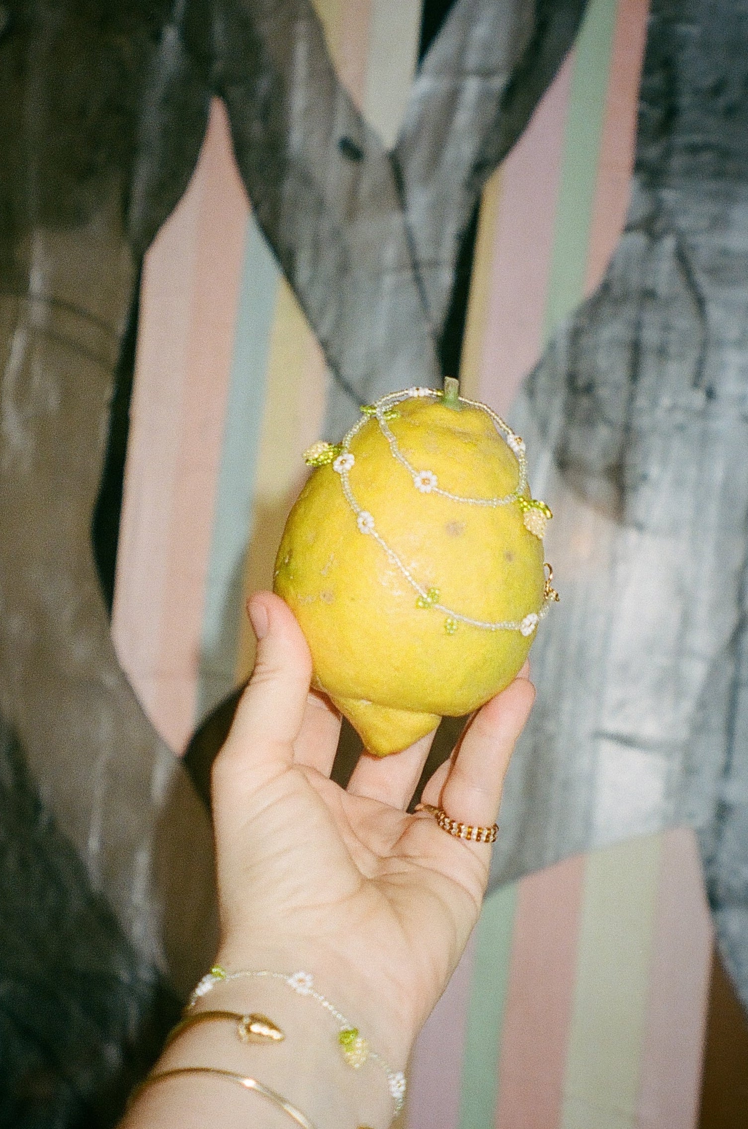Lemon Fruit Bracelet