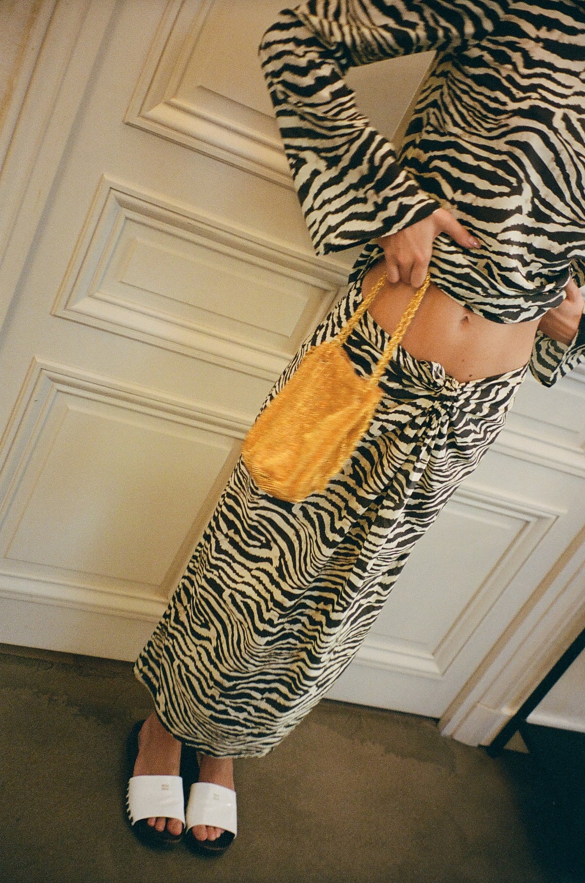 (PRE-ORDER) GOLD ROPE BEADED POUCH (MODA OPERANDI EXCLUSIVE)
