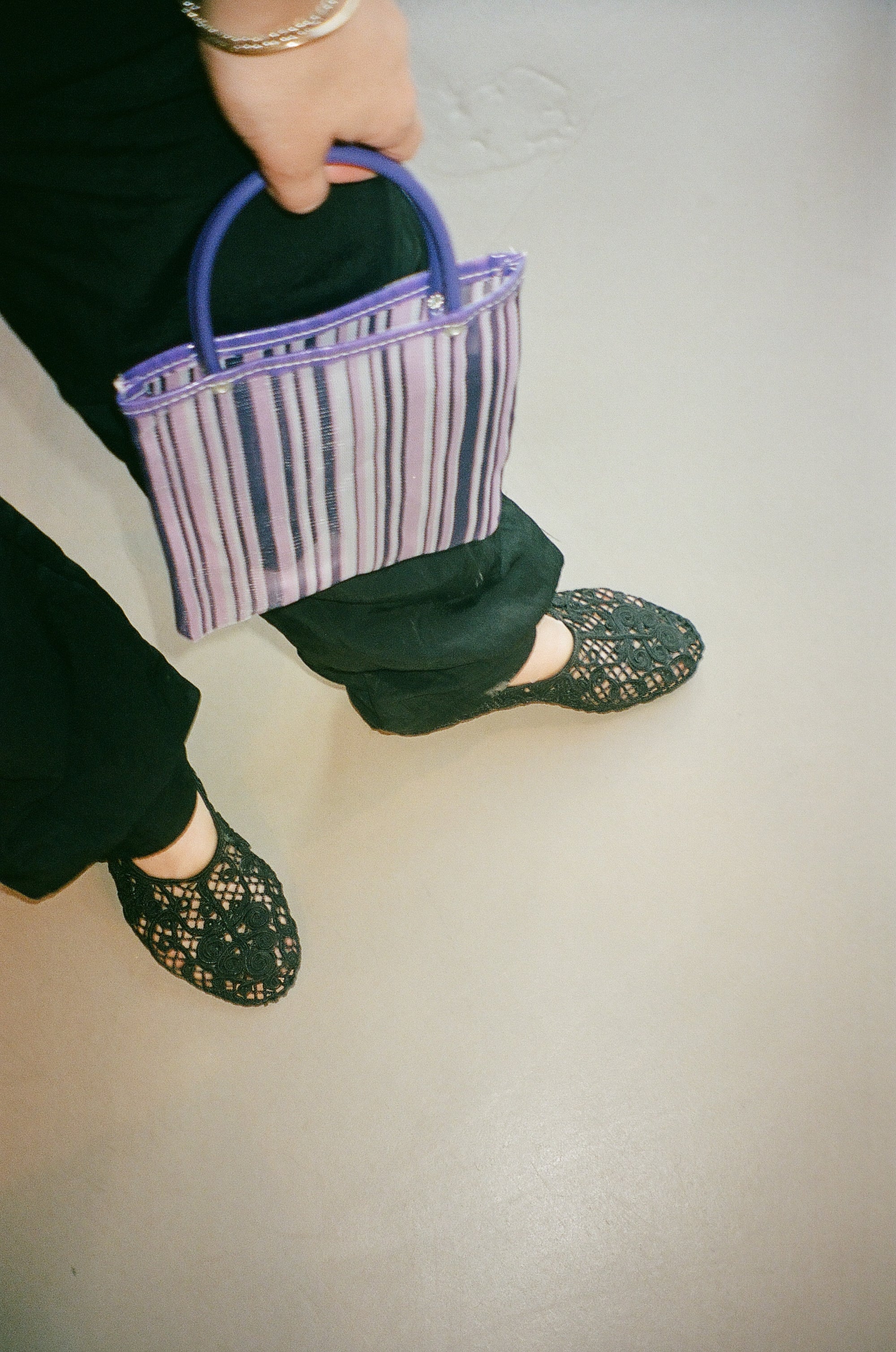Purple Mini Market Tote