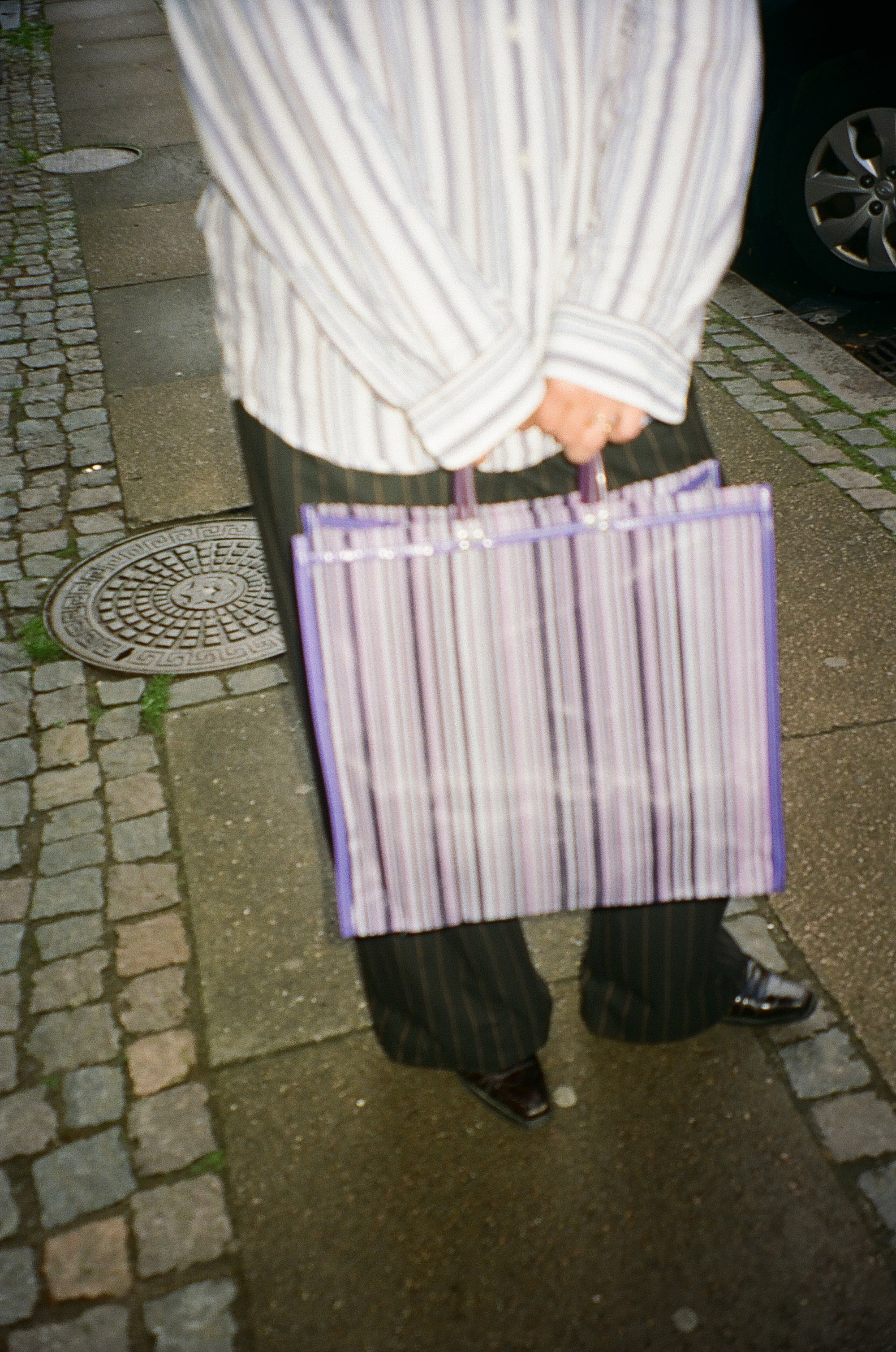 Purple Market Tote