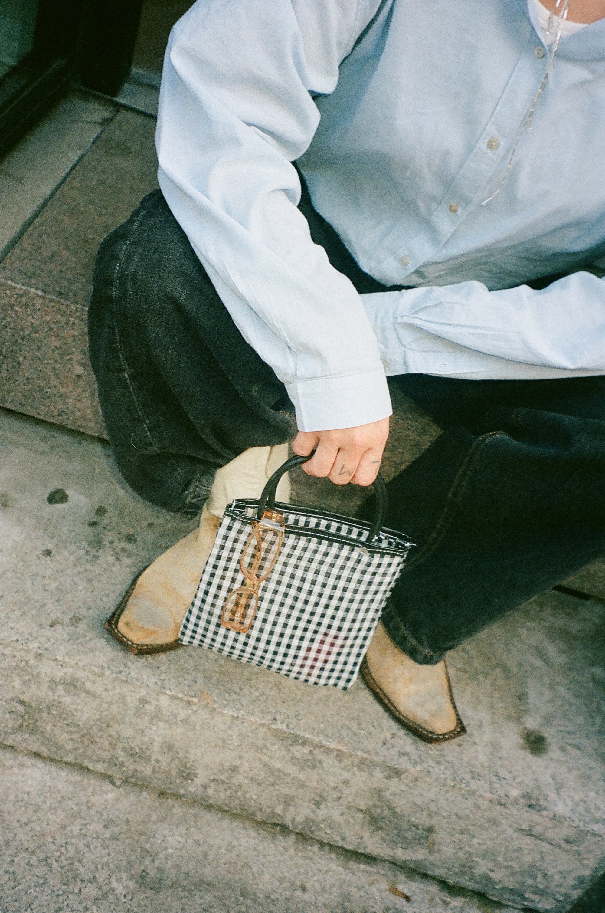 Black Mini Market Tote