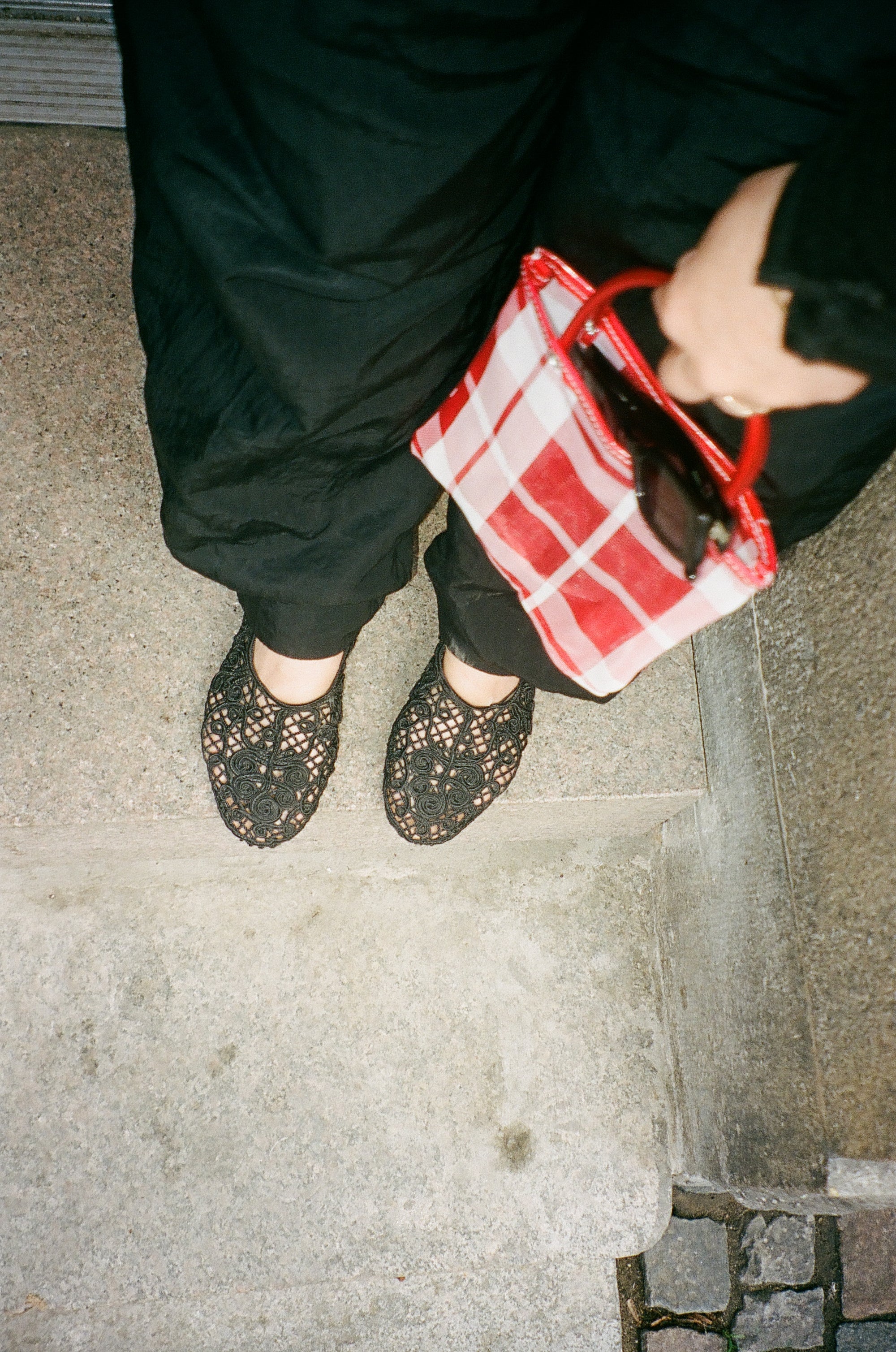 Red Mini Market Tote