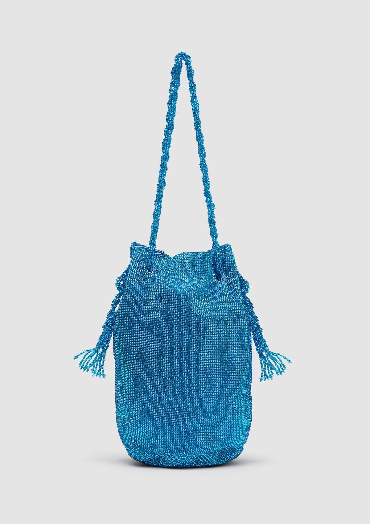 Blue Rope Beaded Bag