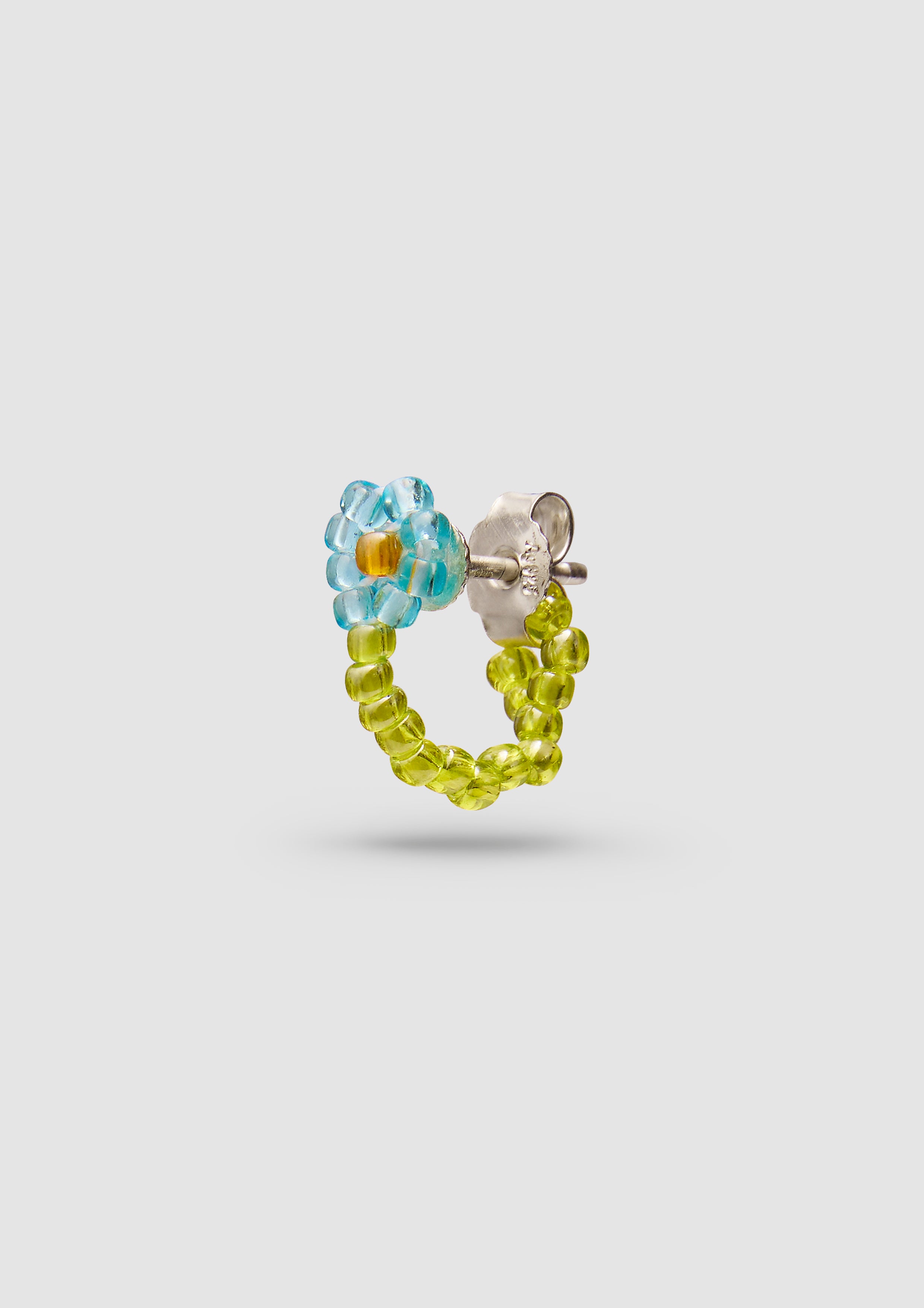 Blue Flor Huggie
