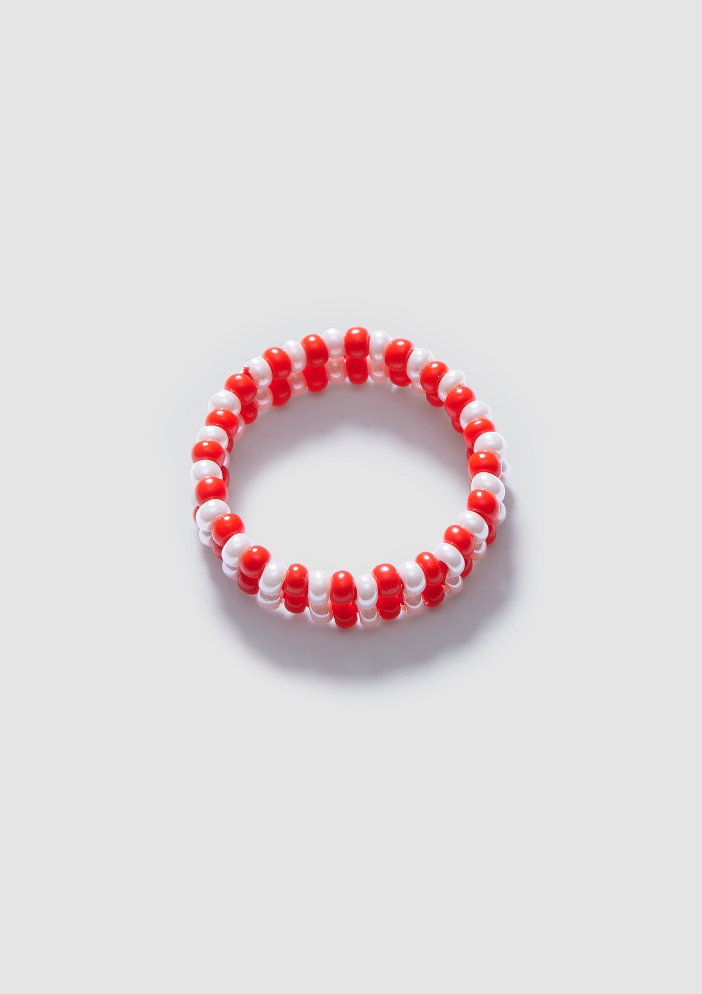 Red Double Beaded Ring