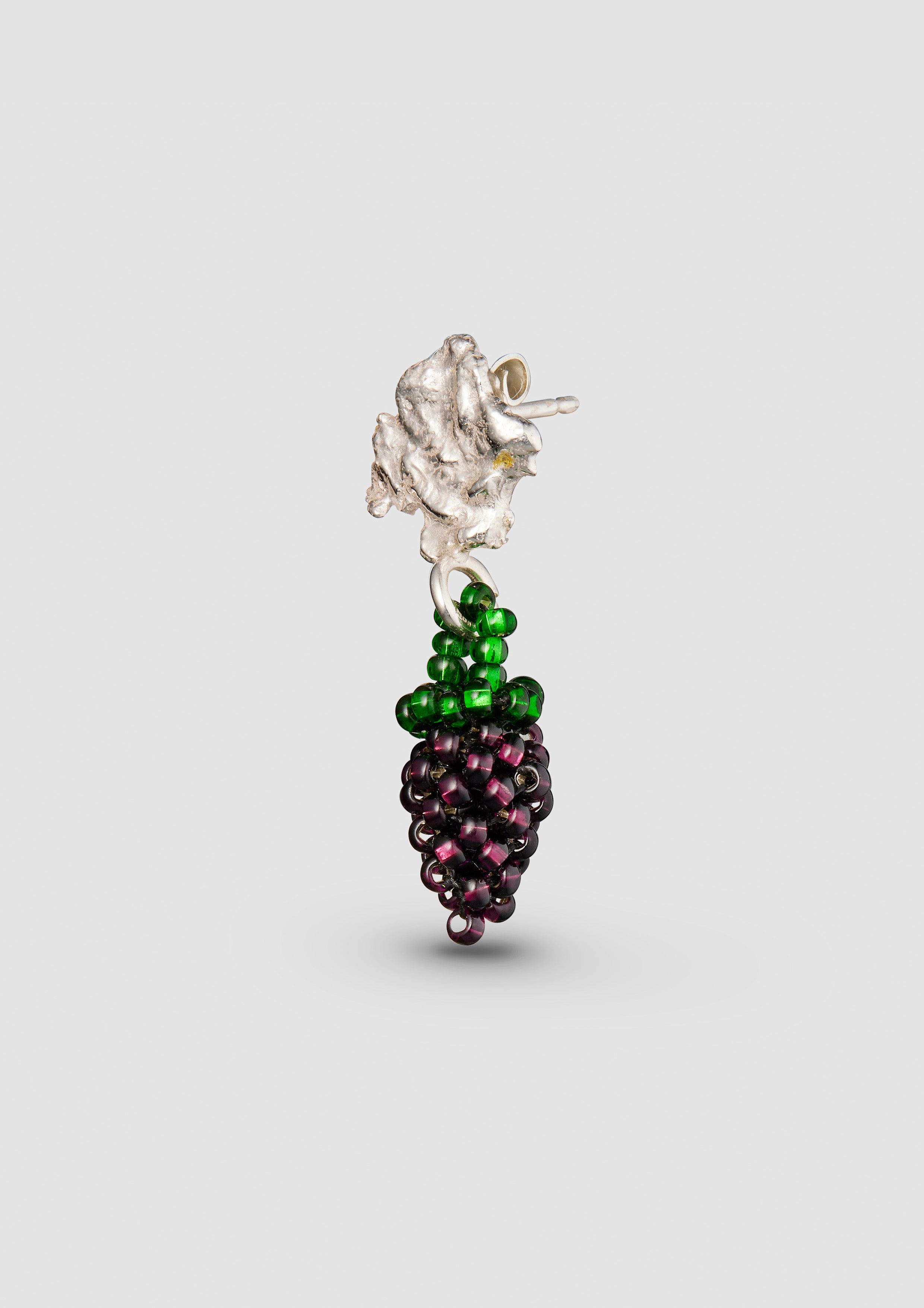 Grape Blob Earring