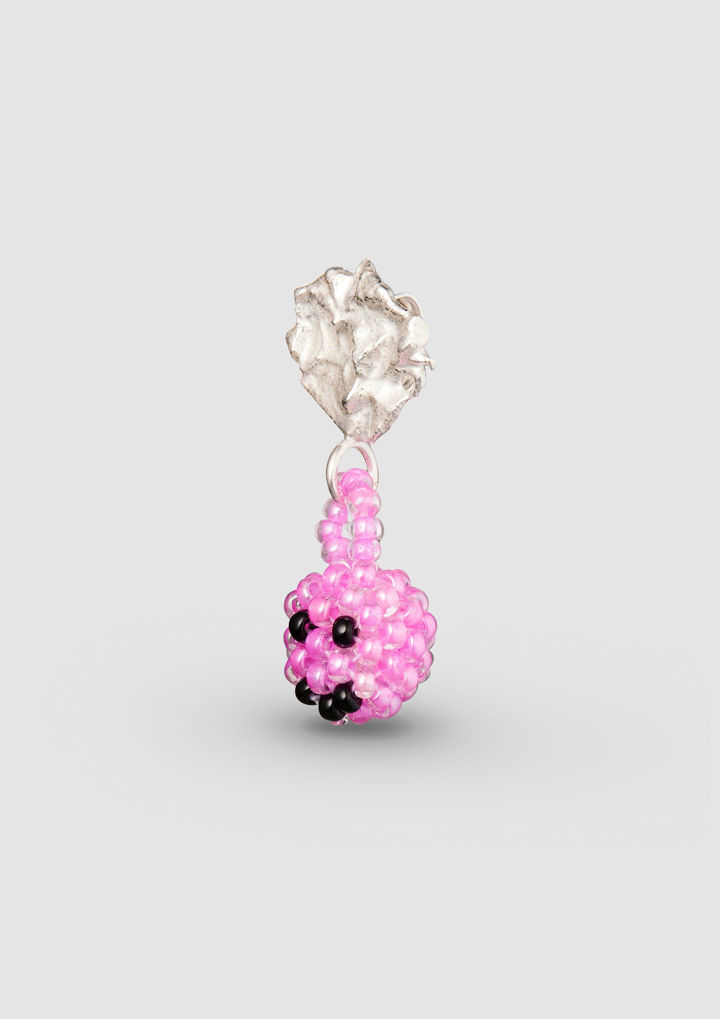 Hot Pink Mood Blob Earring