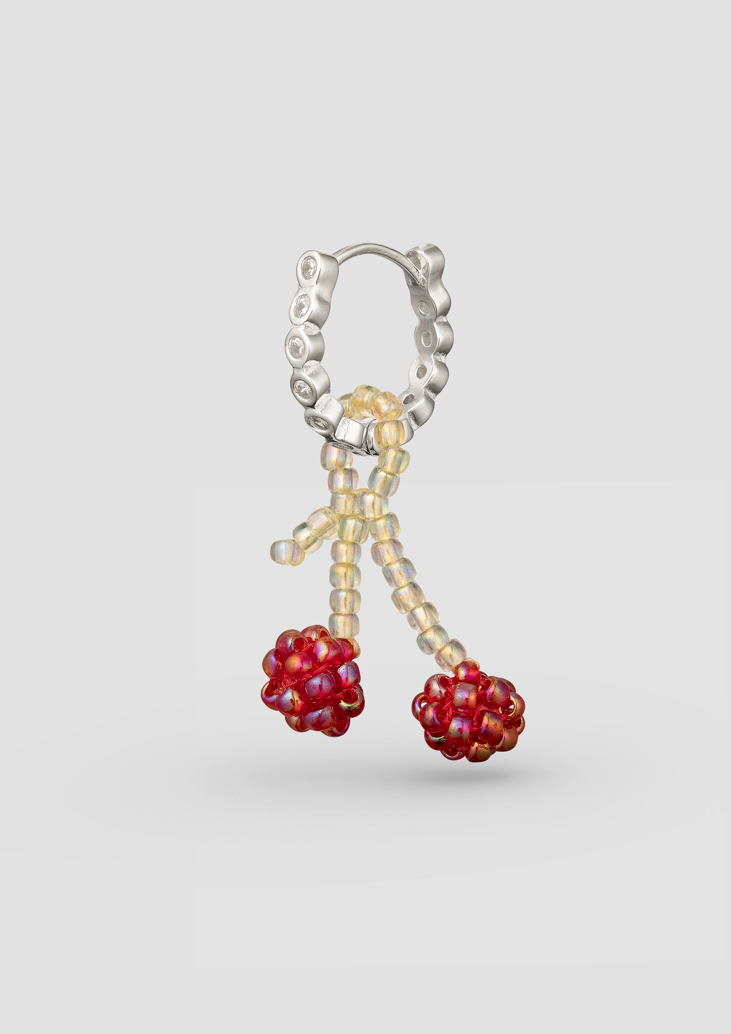 Mini Bright Cherry Earring