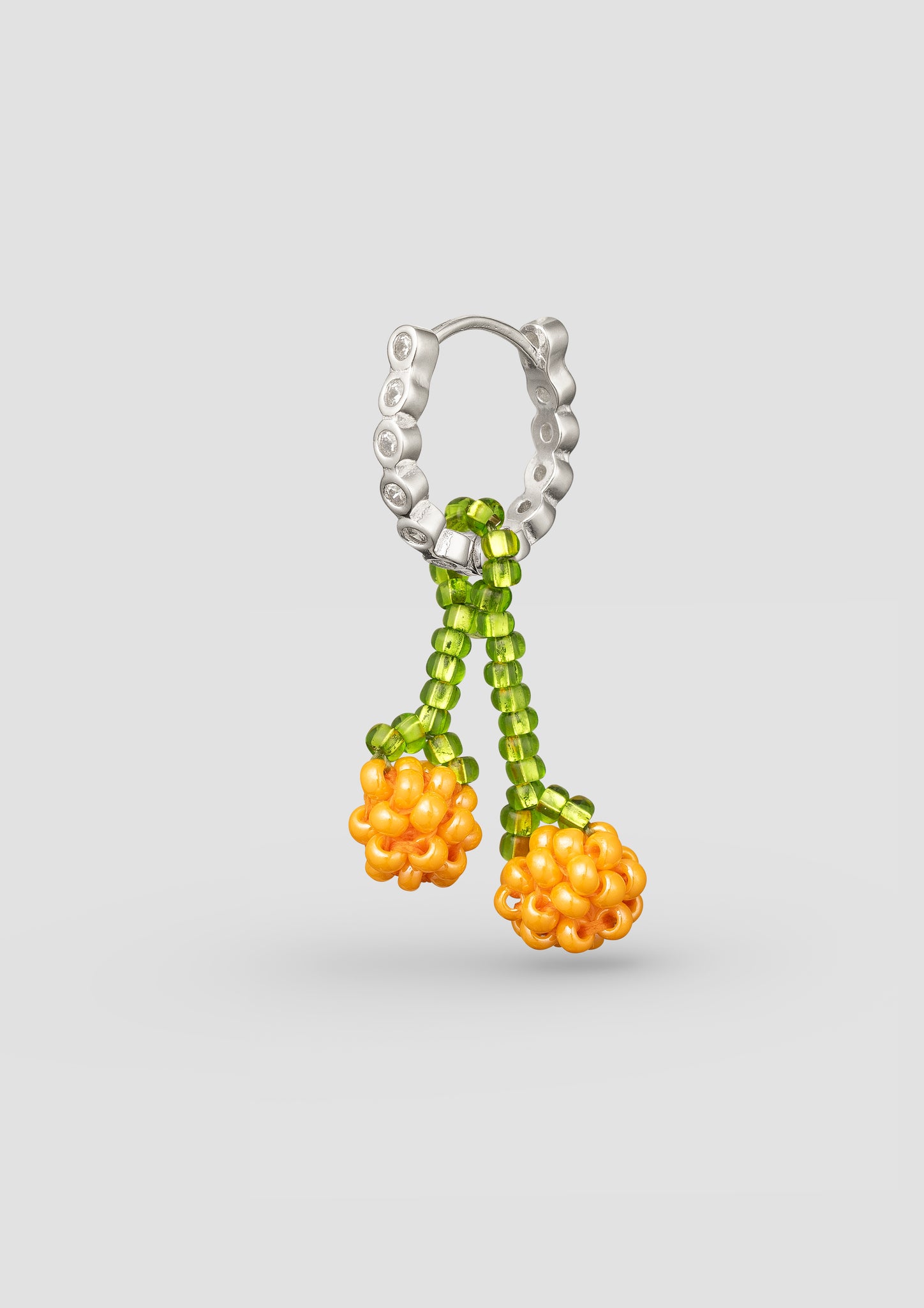 Mini Orange Earring