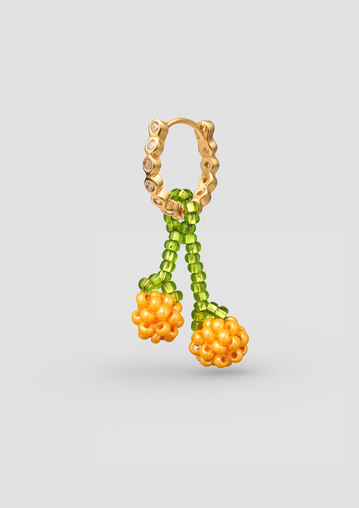 Mini Orange Earring