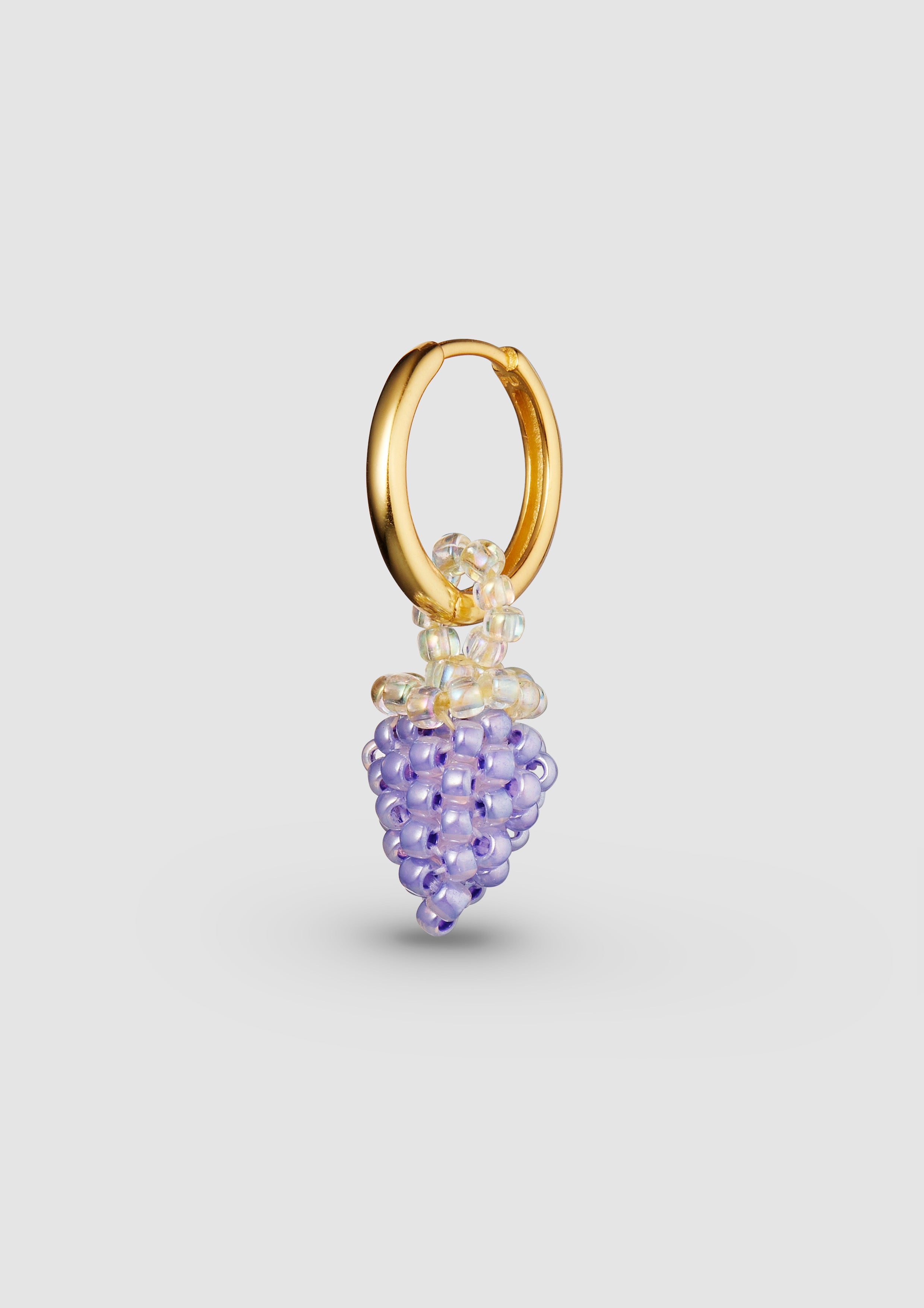 Mini Pale Grape Earring