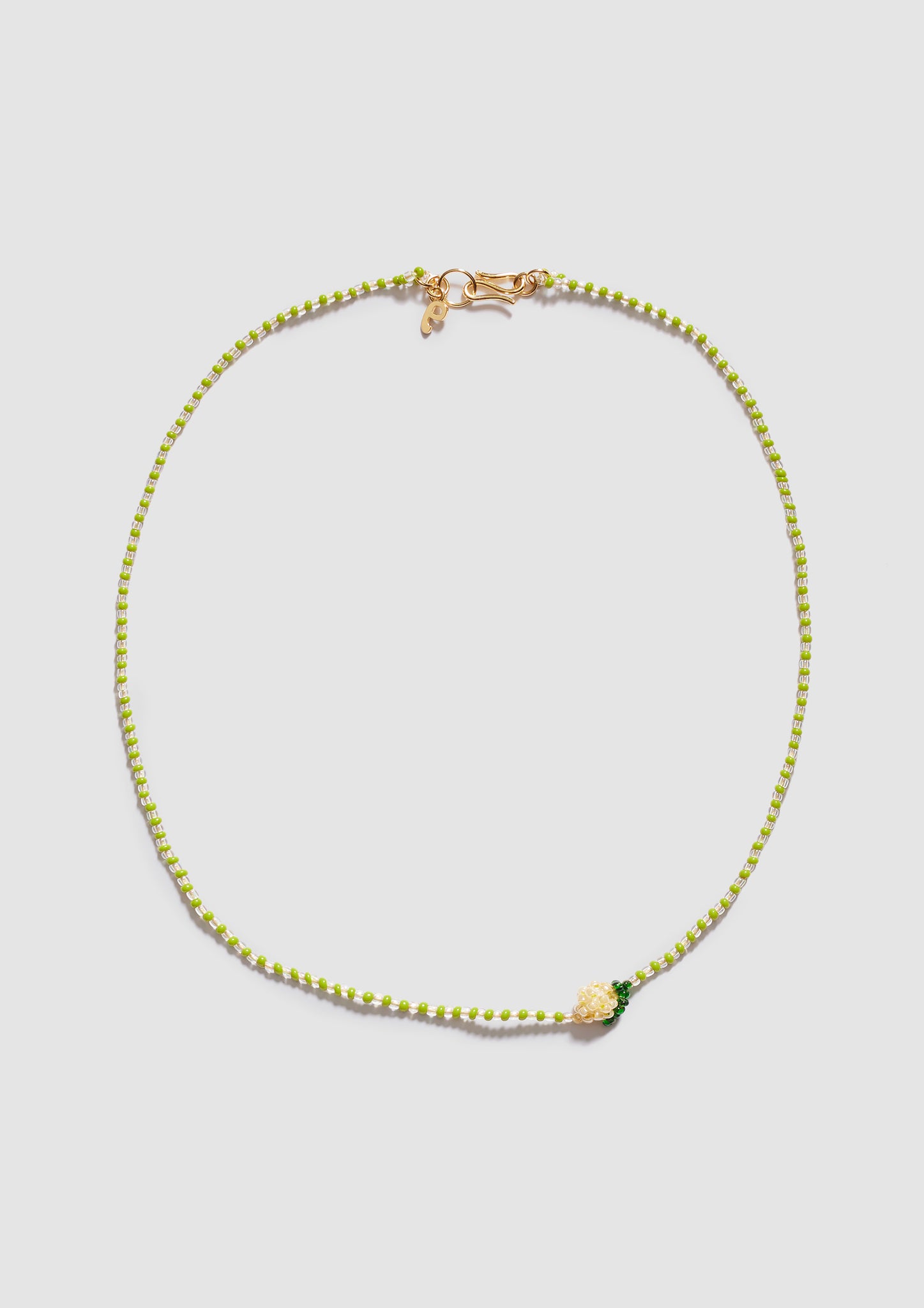 Mini Striped Lemon Necklace