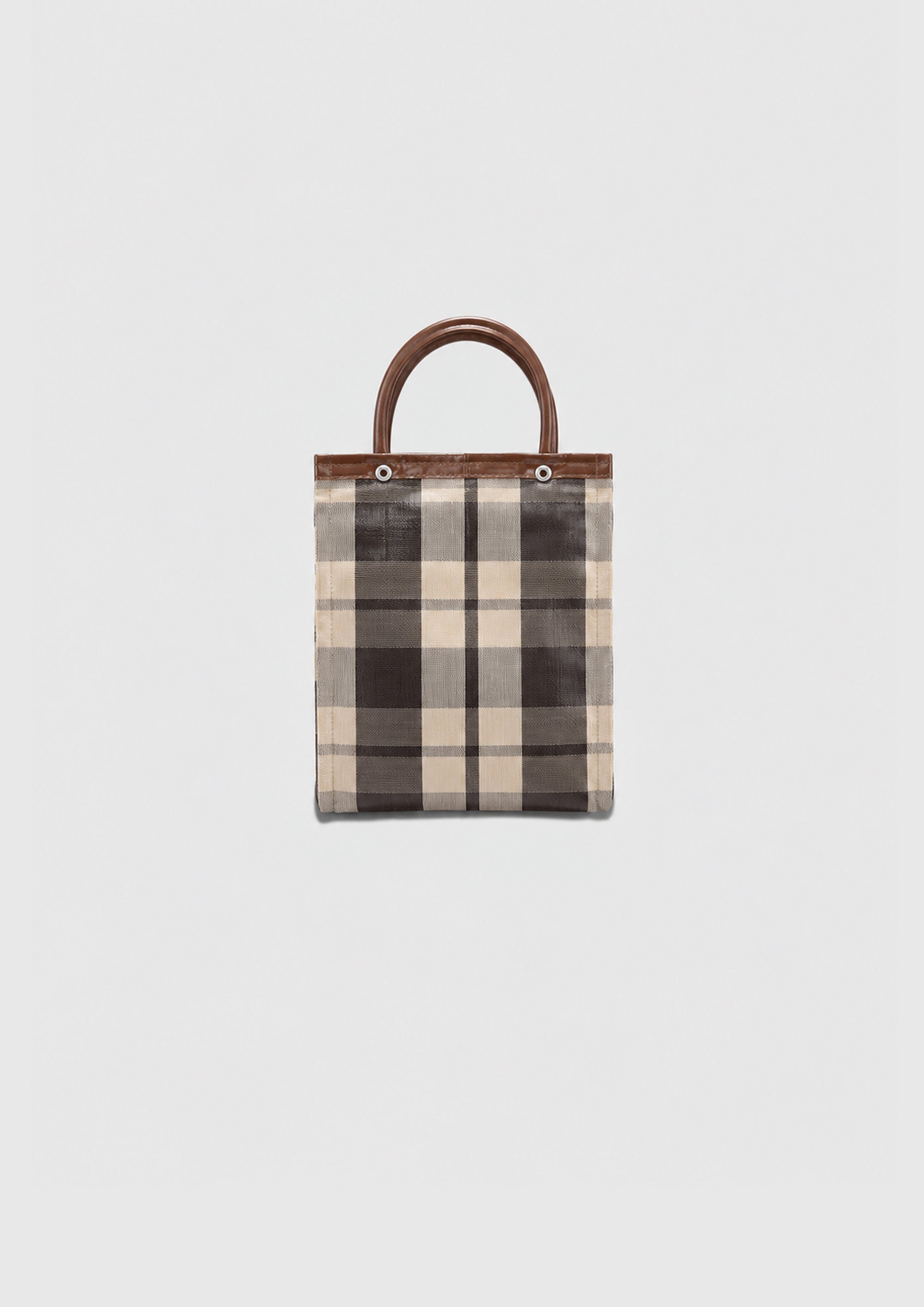Brown Mini Market Tote