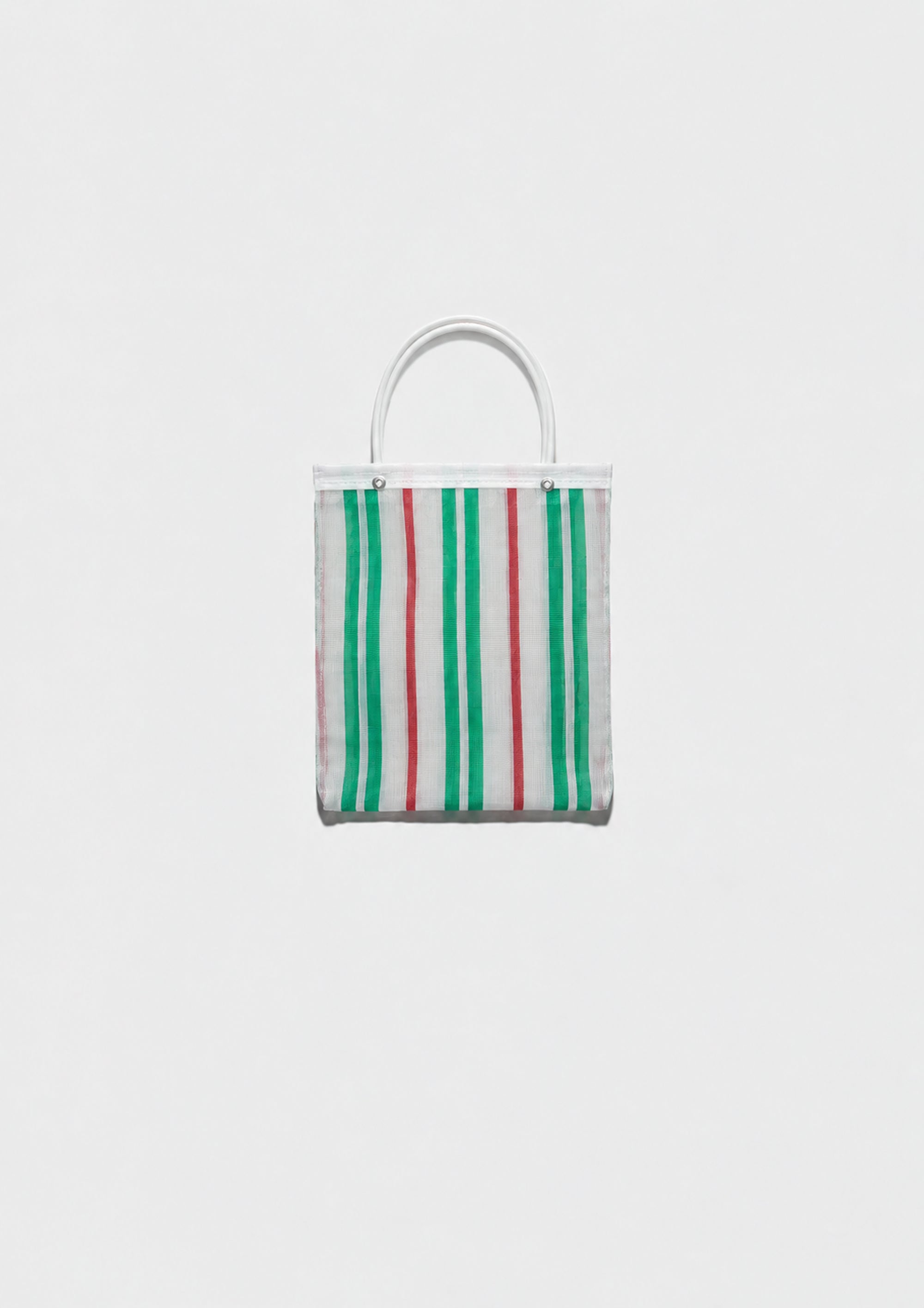 White Mini Market Tote