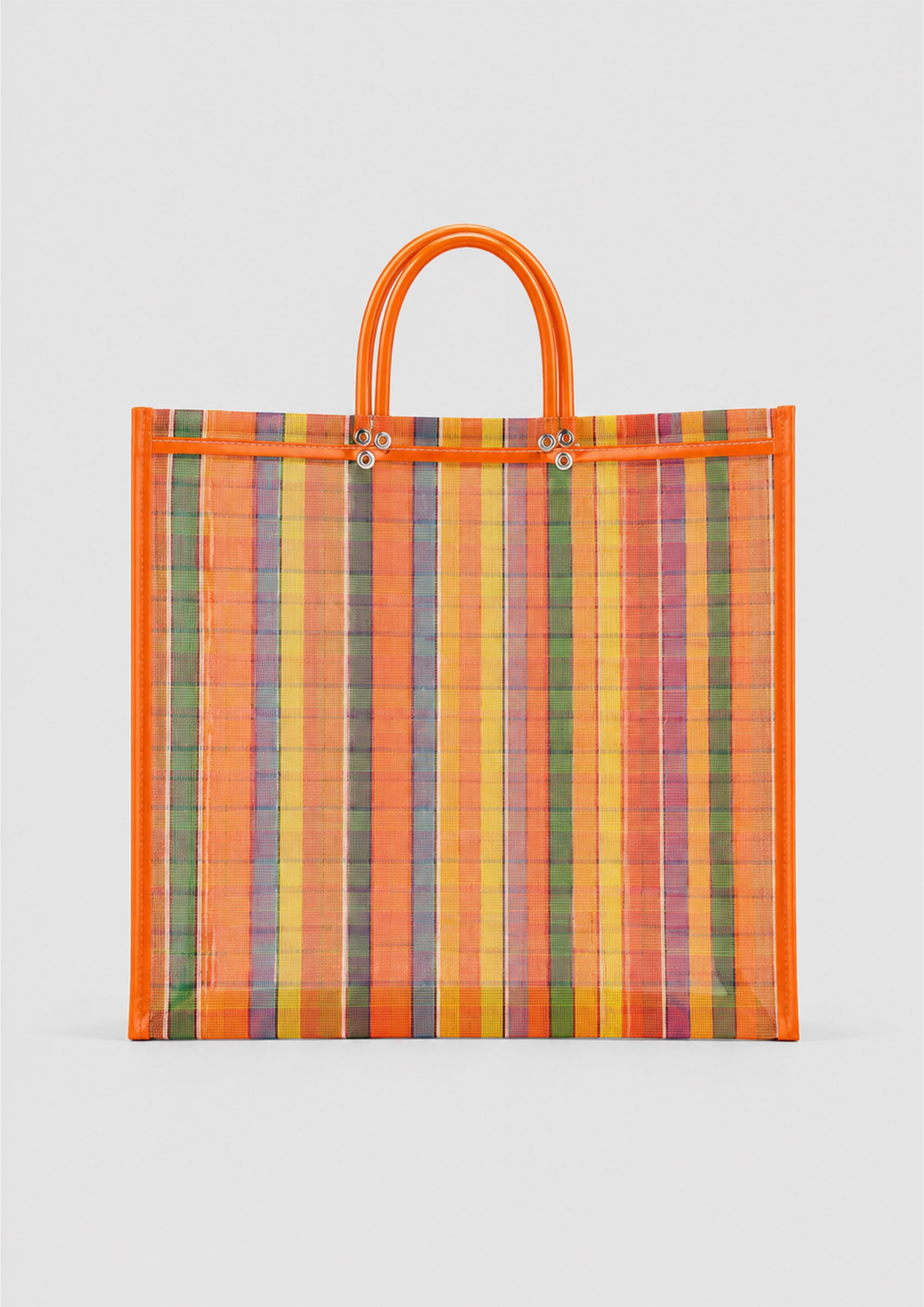 Orange Market Tote