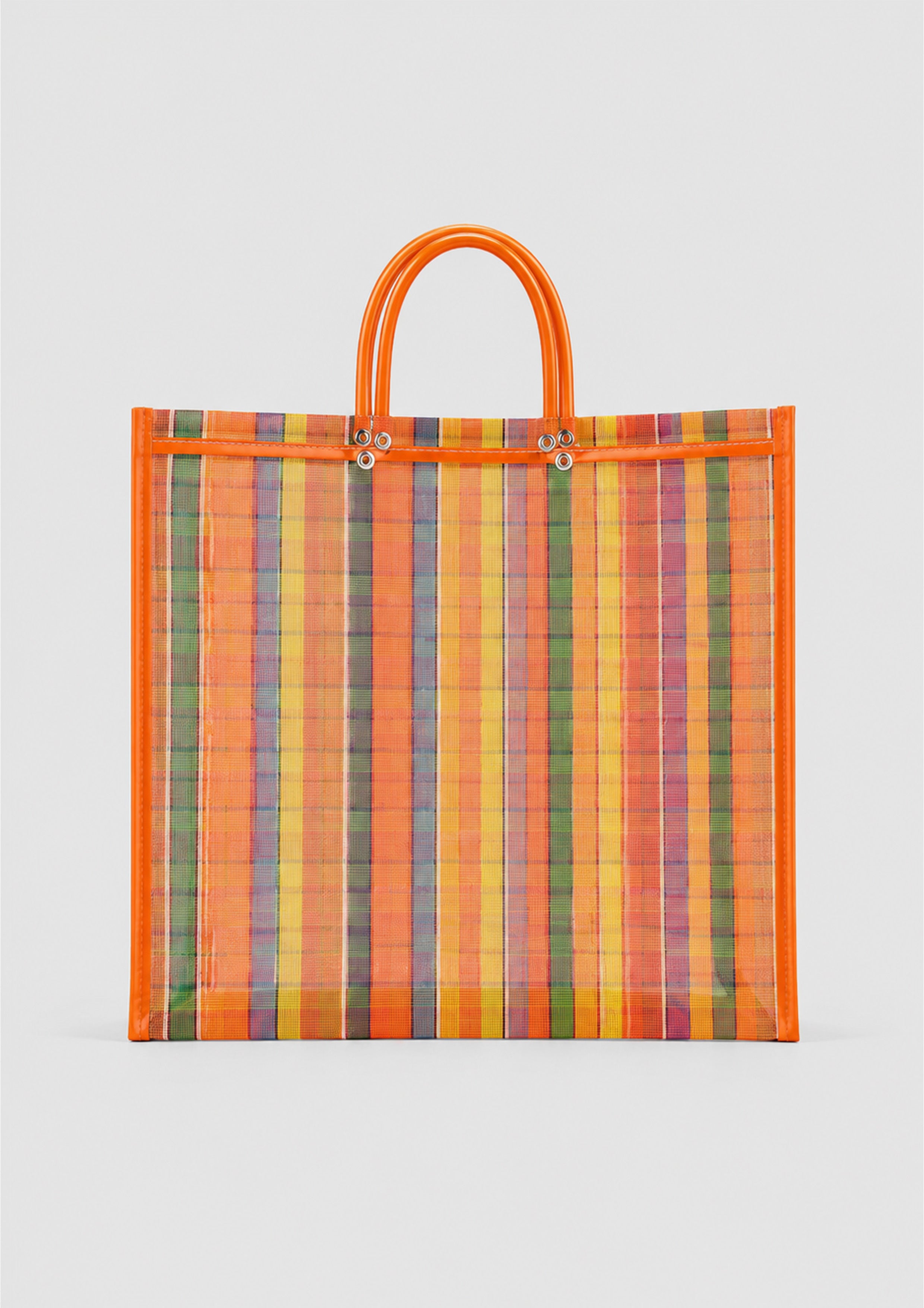 Orange Market Tote