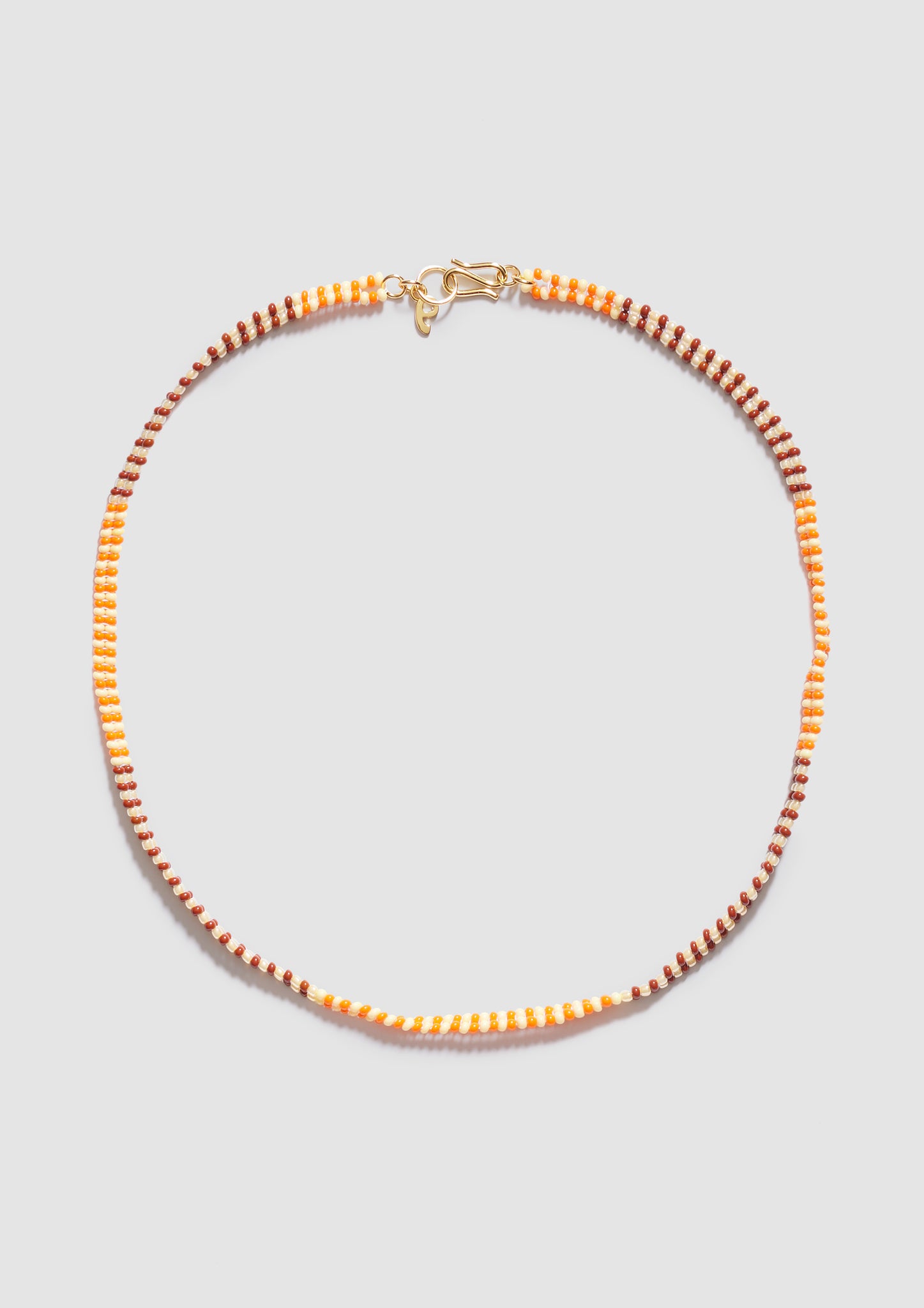 Orange Brown Double Necklace