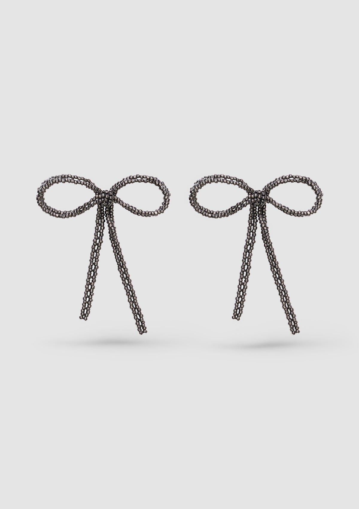 BLACK BIG BOW EAR STICKS