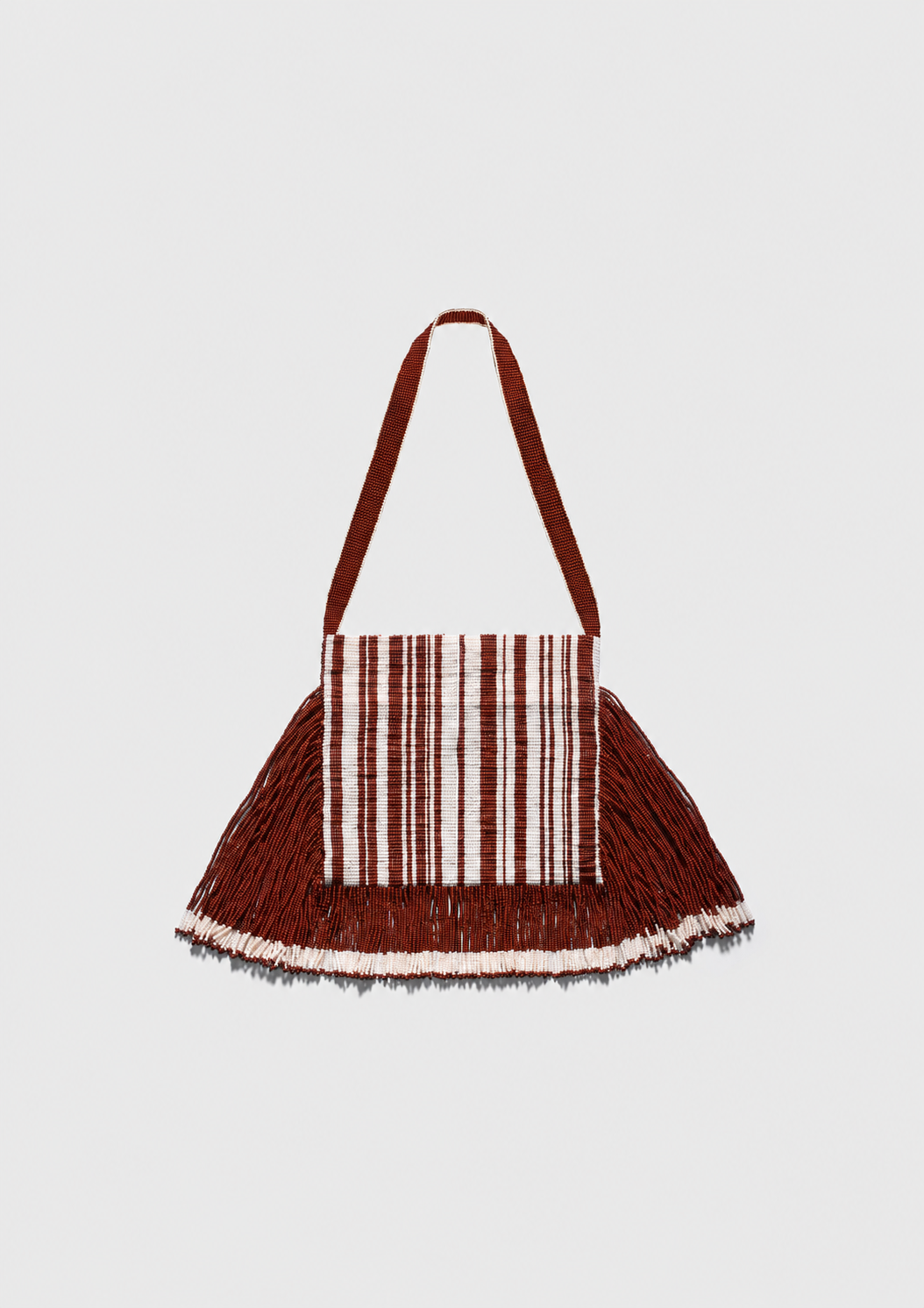 Brown Fringe Bag
