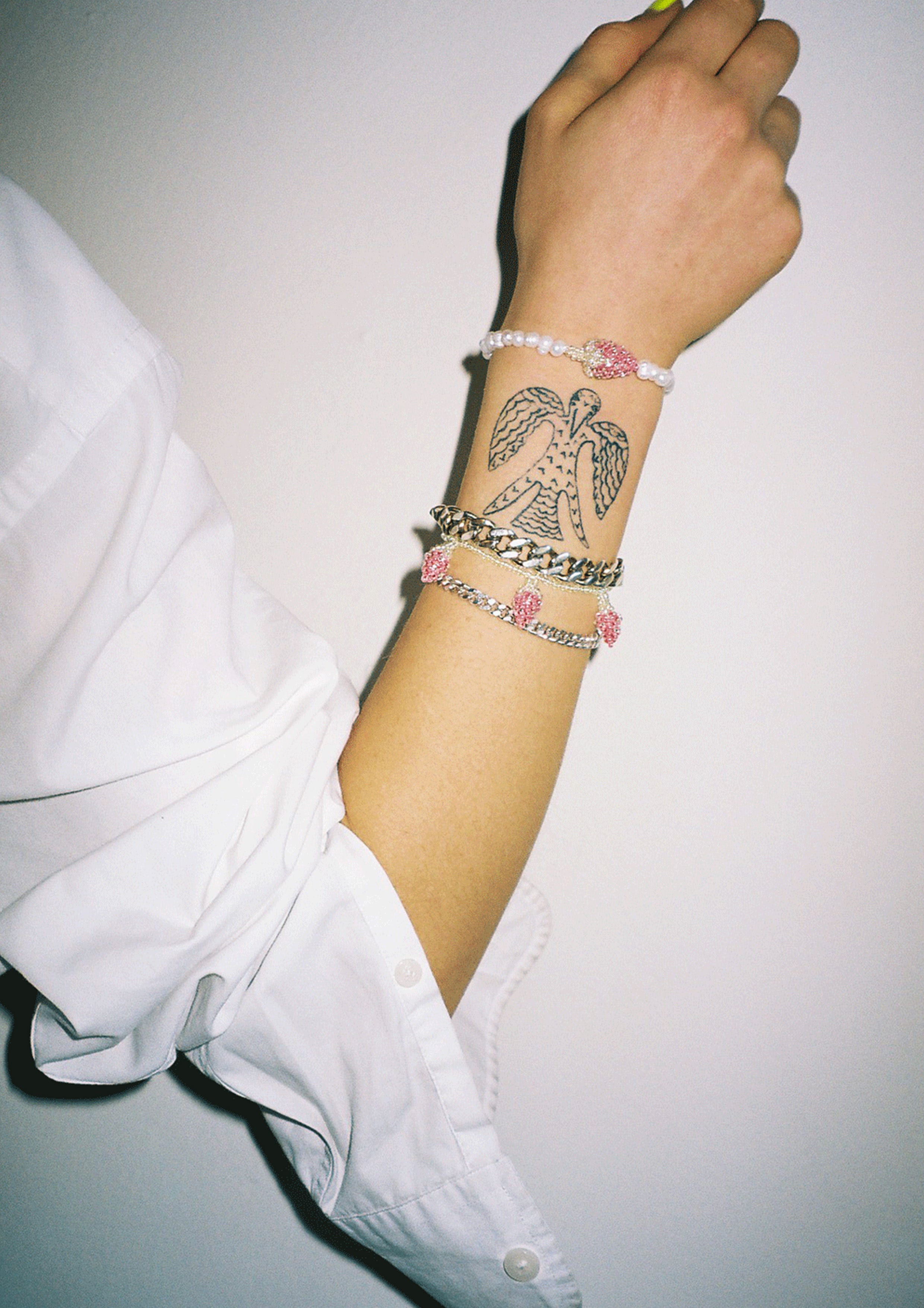 Pearl Pale Strawberry Bracelet – Pura Utz