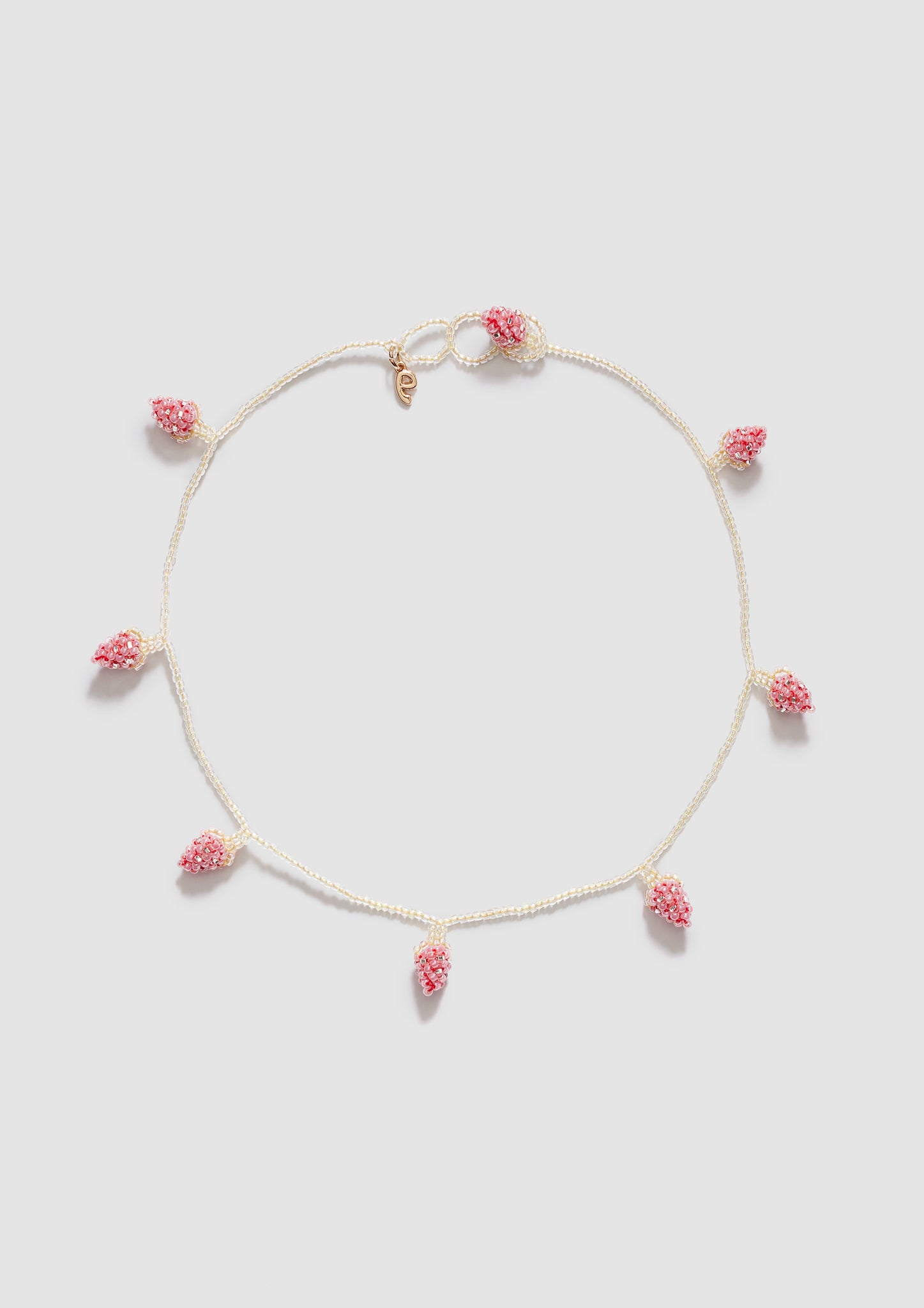 Pale Strawberry Necklace