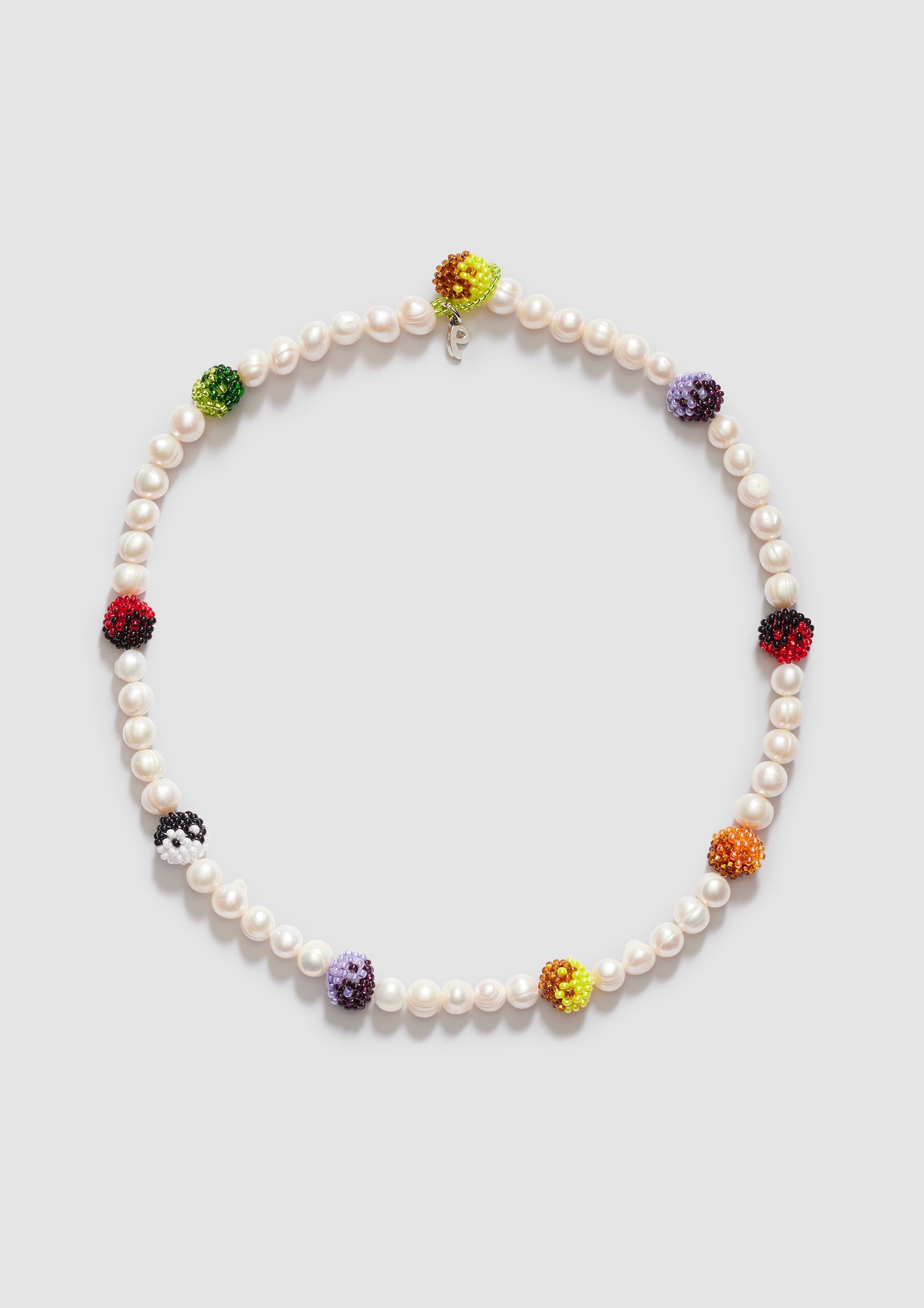Pearl Multi Yin Yang Necklace