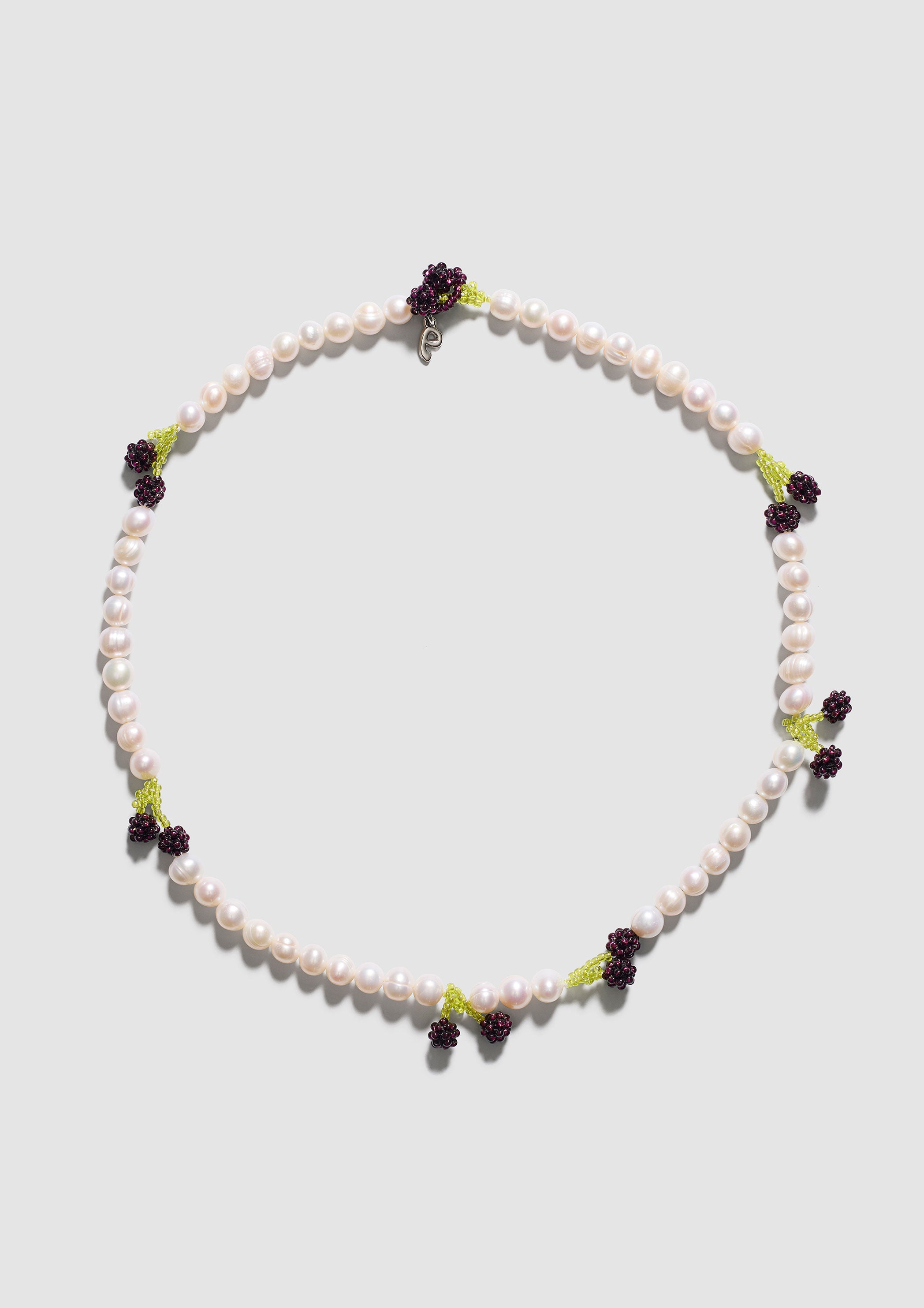 Multi Pearl Dark Cherry Necklace