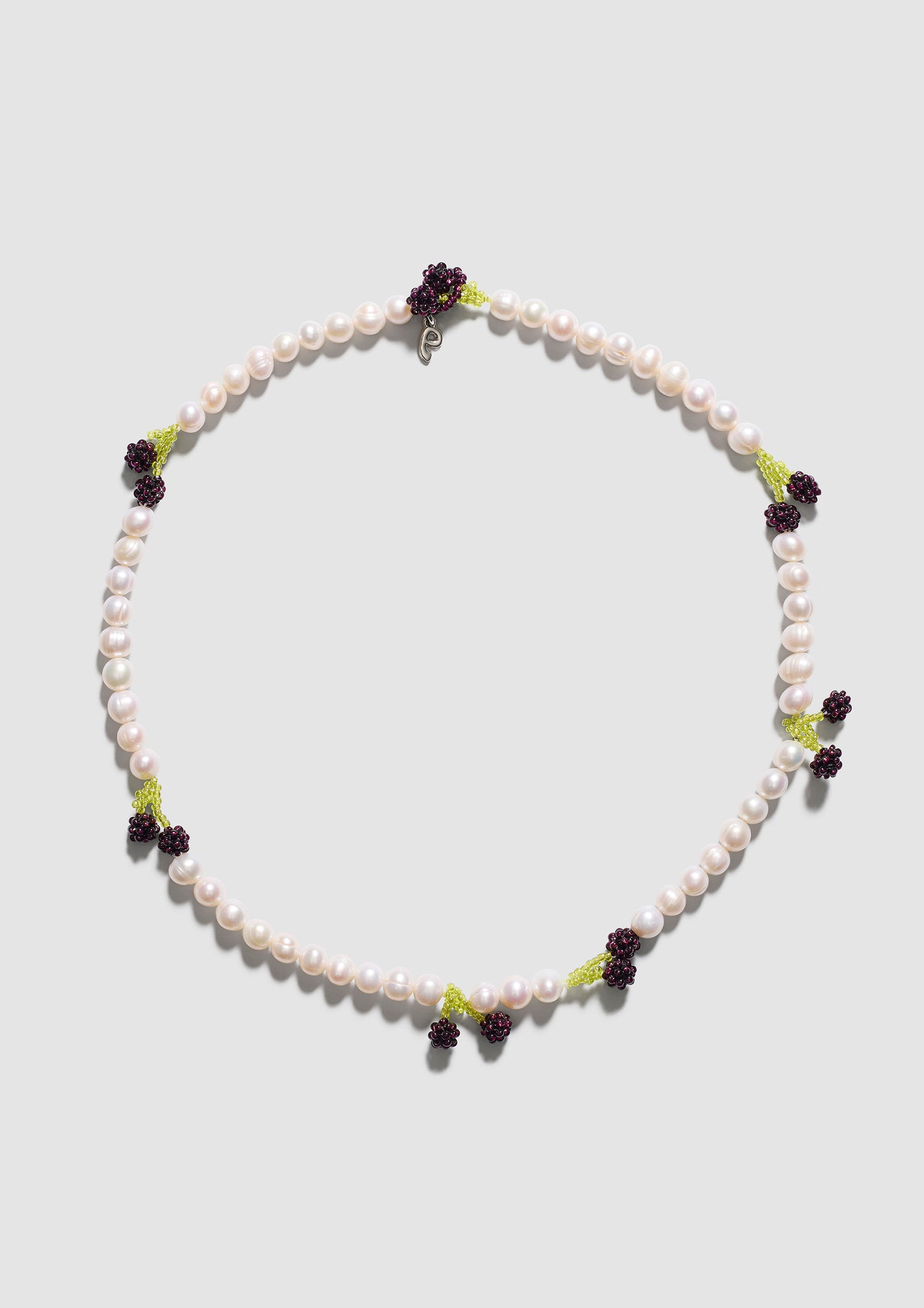 Multi Pearl Dark Cherry Necklace