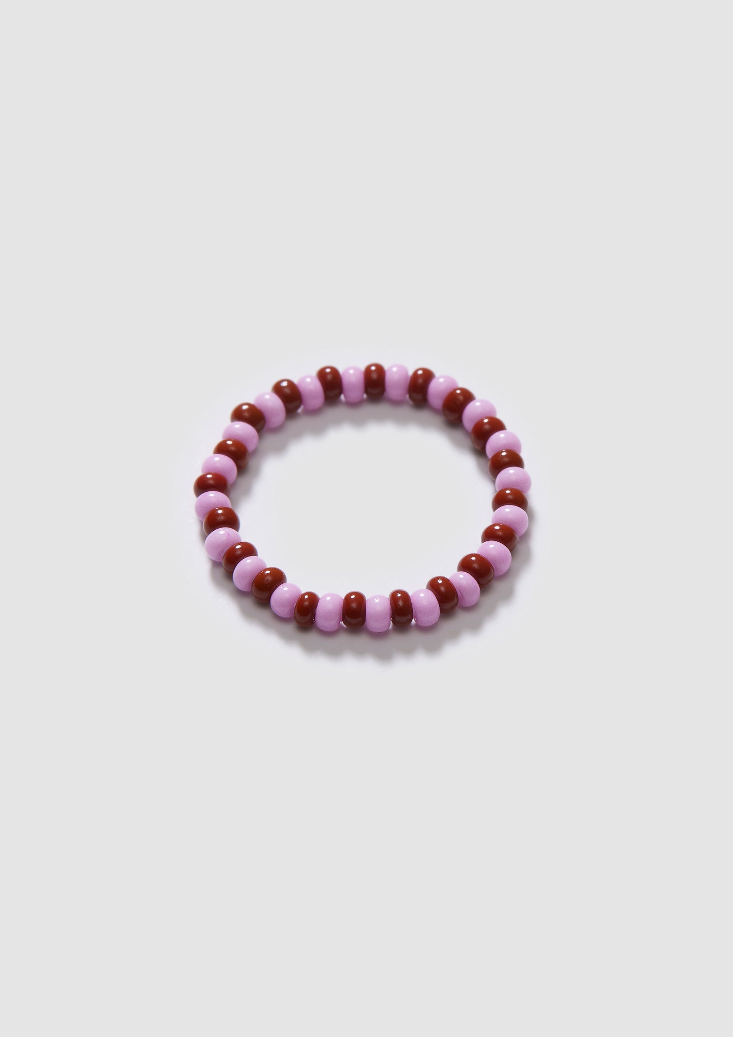 Pink Purple Beaded Ring