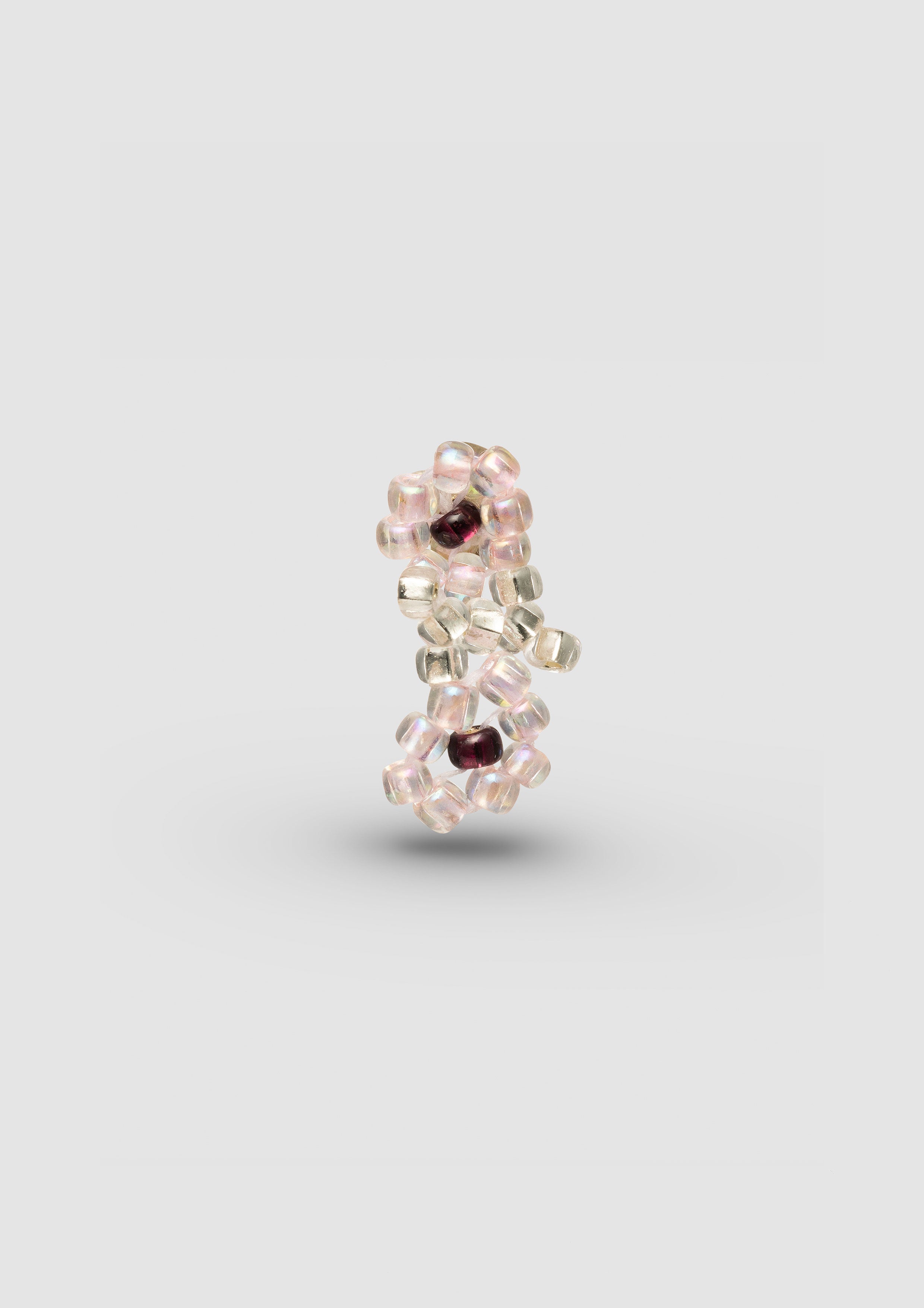 Pink Flower Ear Stick