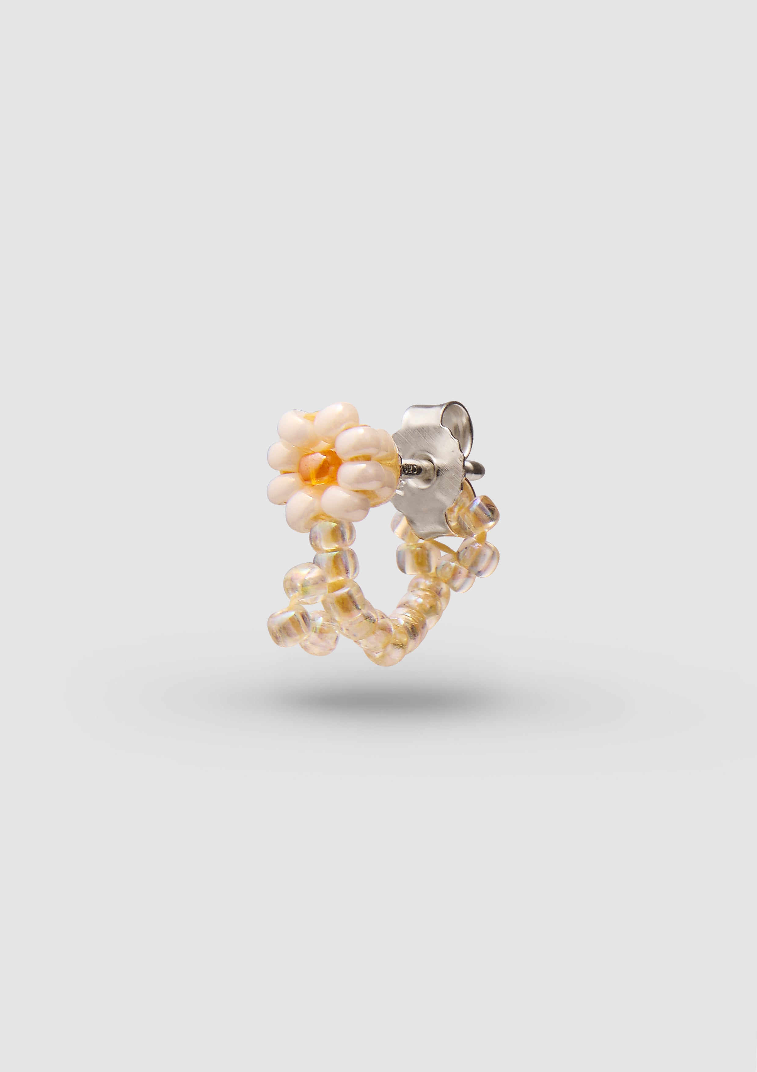 White Flor Huggie