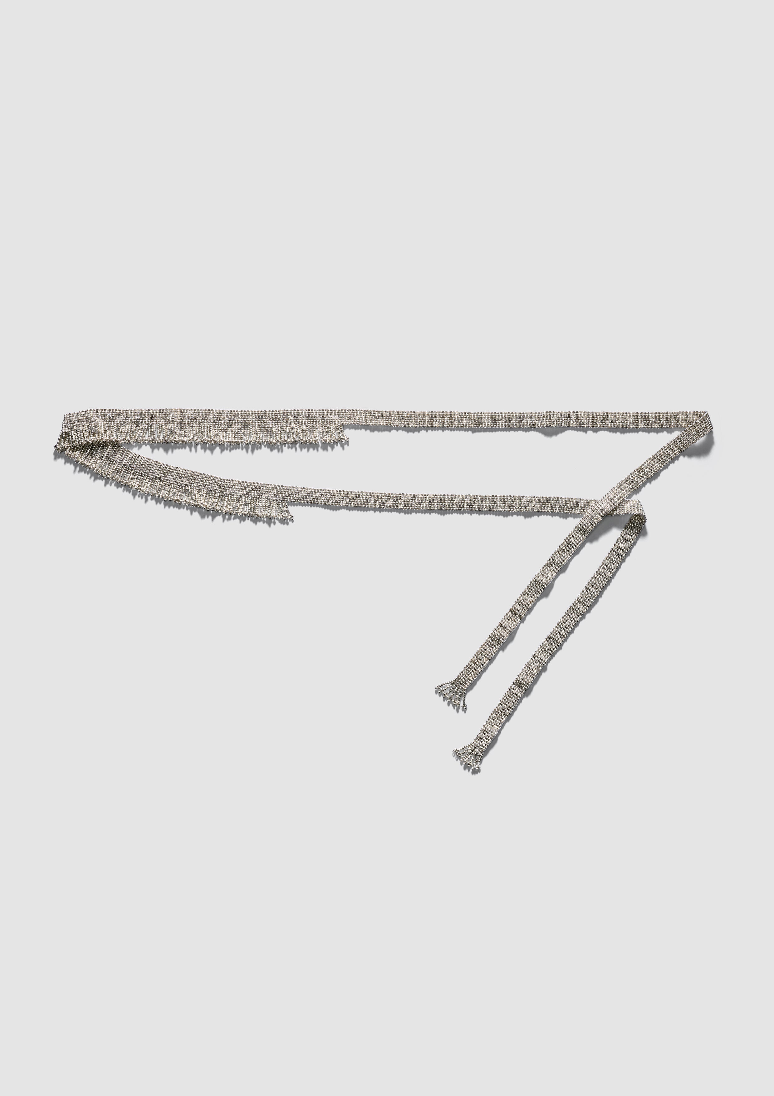 Silver Tassel Belt