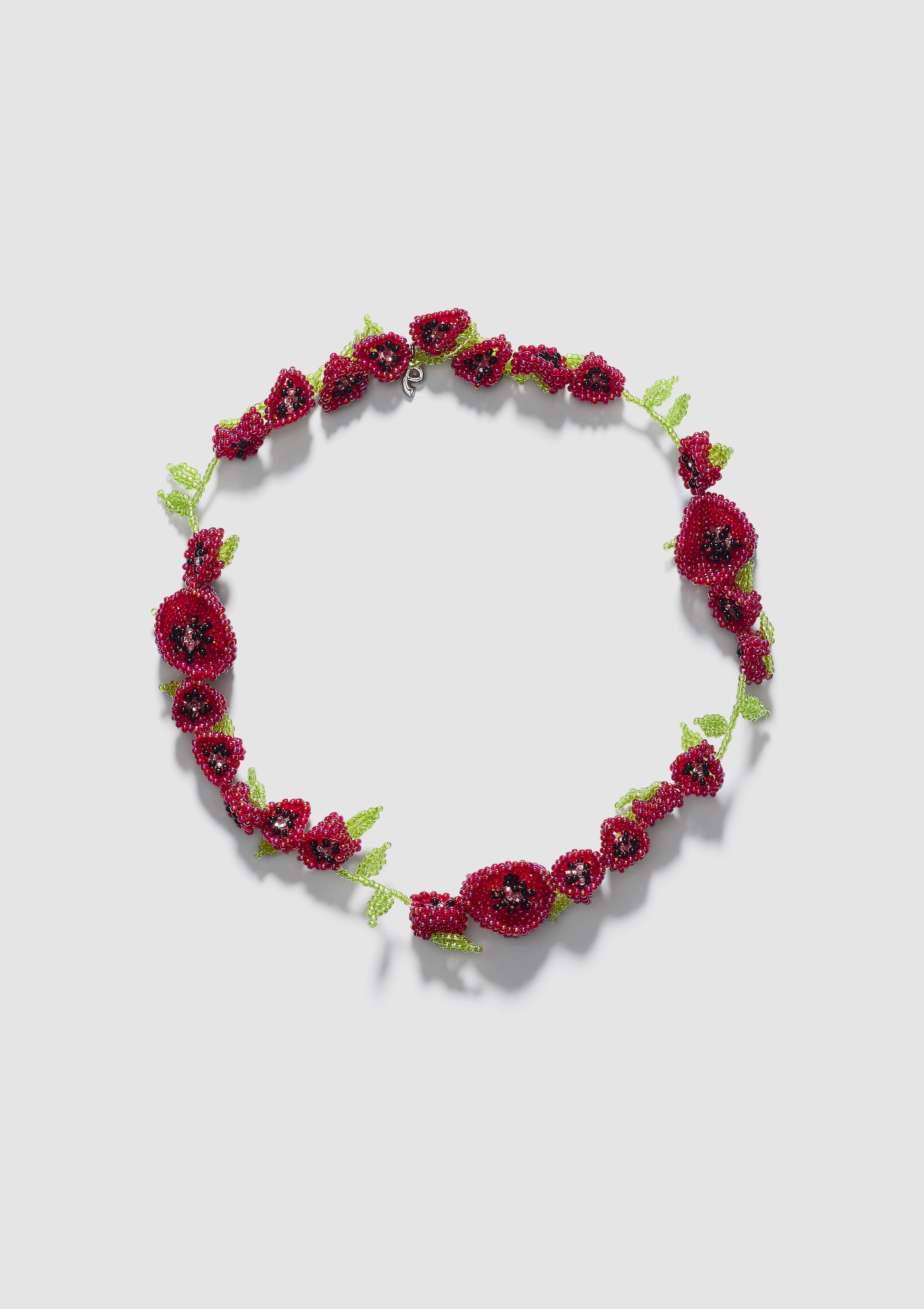 Red Poppy Galore Necklace