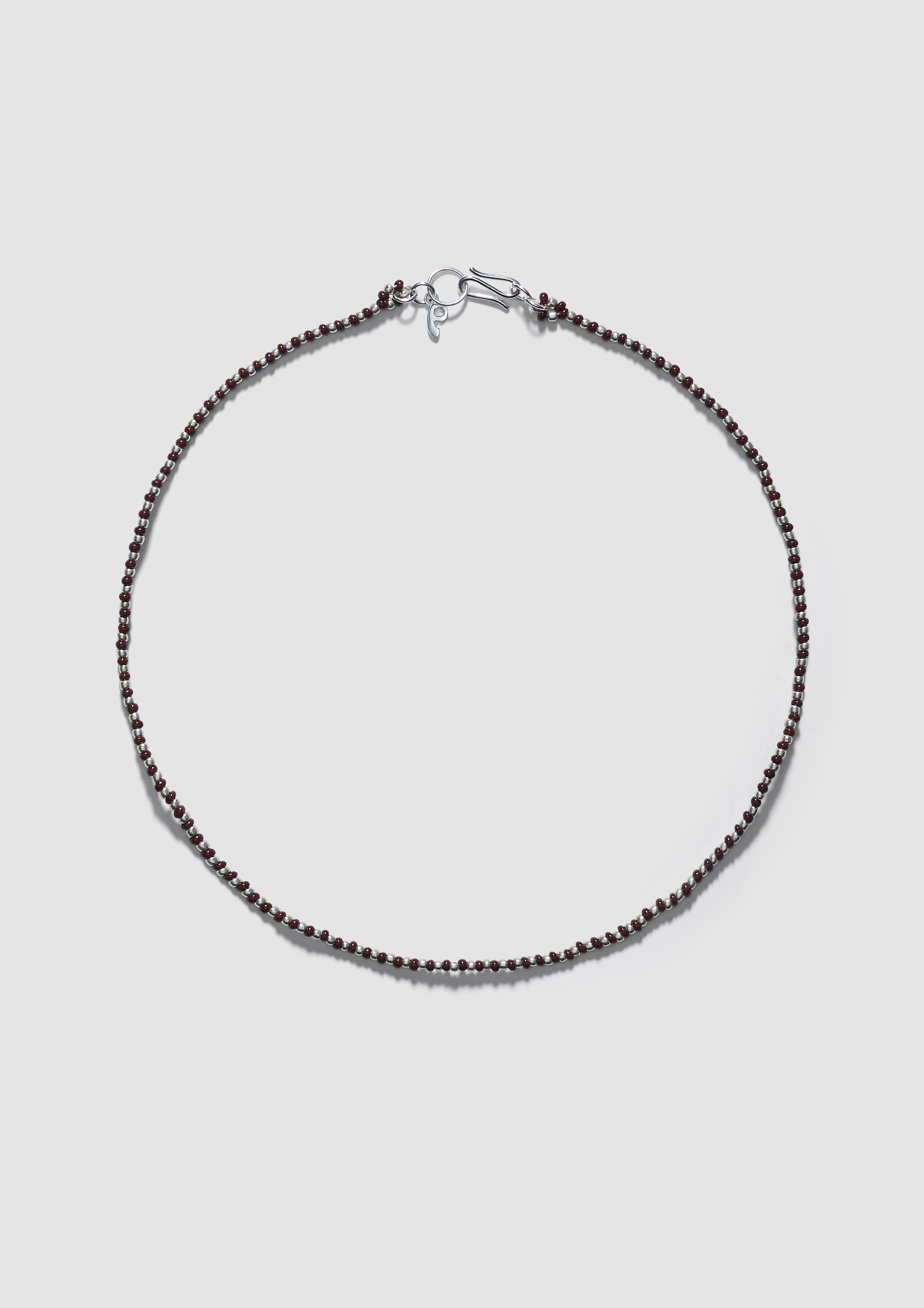Mini Brown Striped Necklace