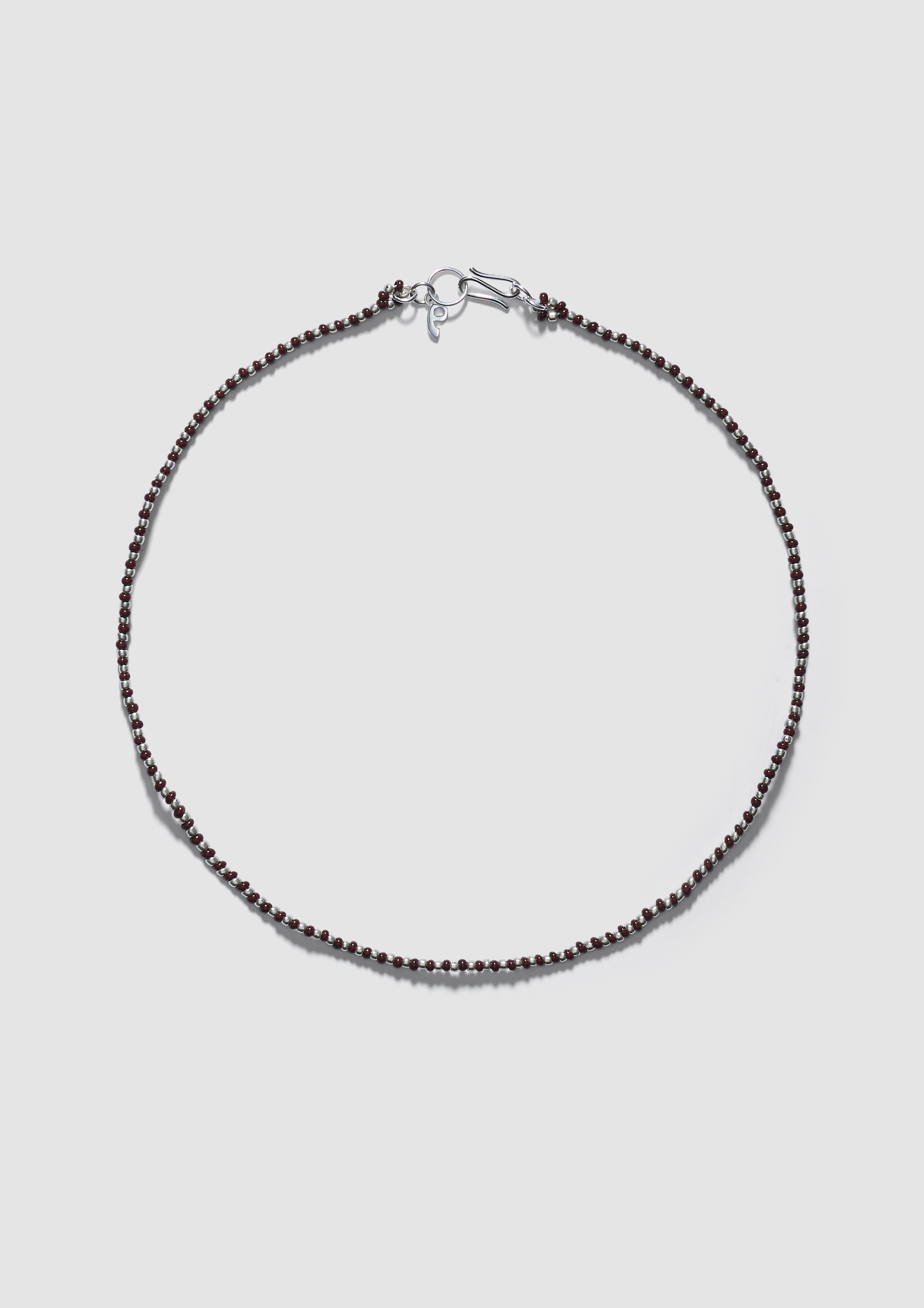 Mini Brown Striped Necklace