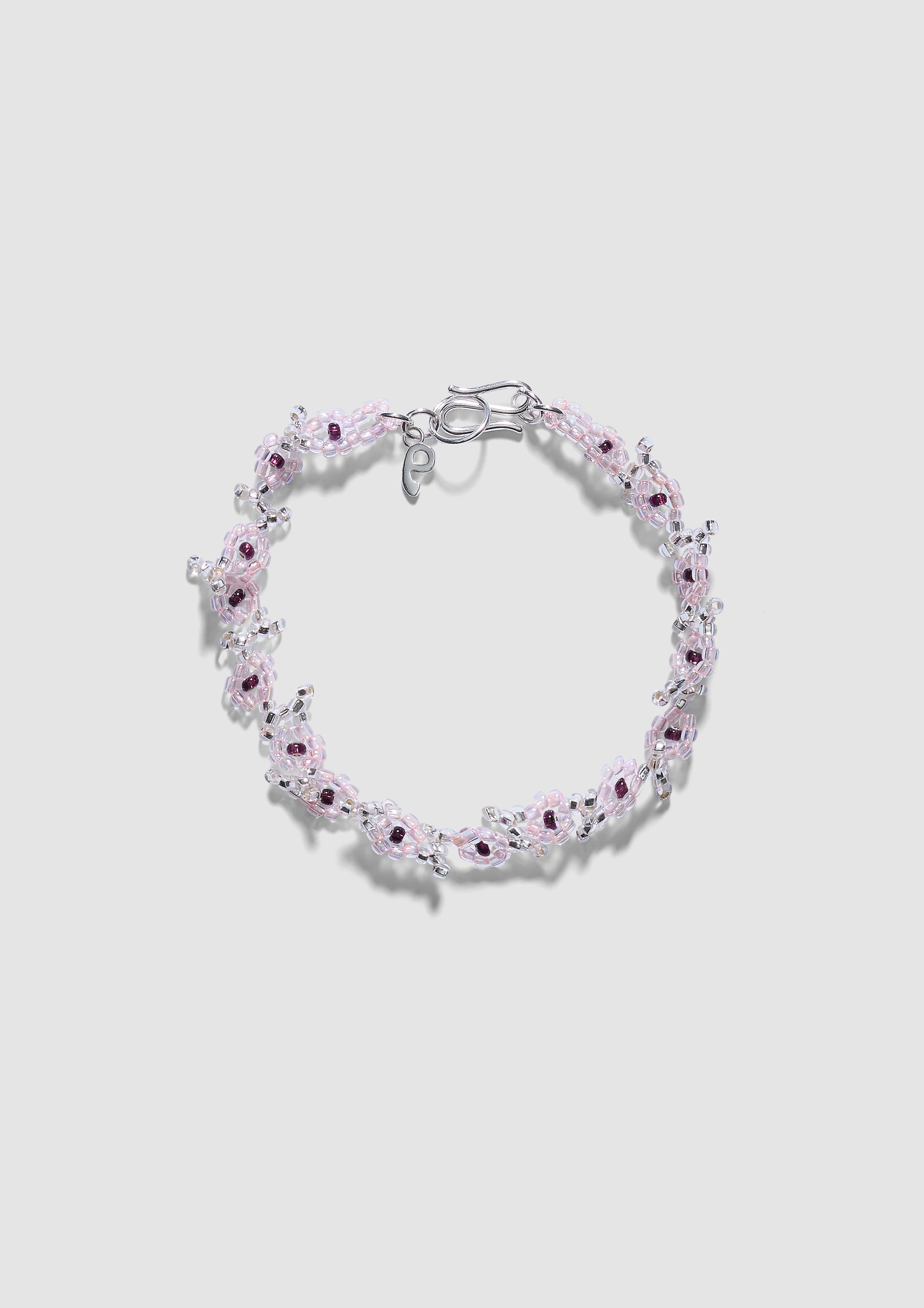 Pink Flower Bracelet