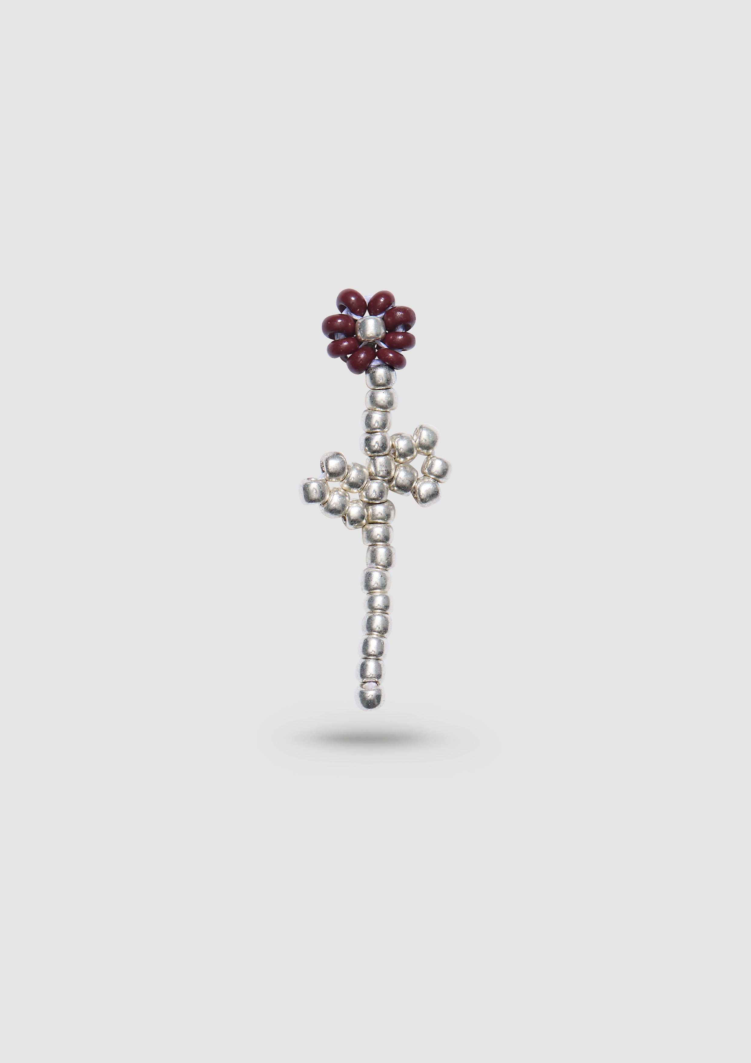 Brown Bloom Ear Stick